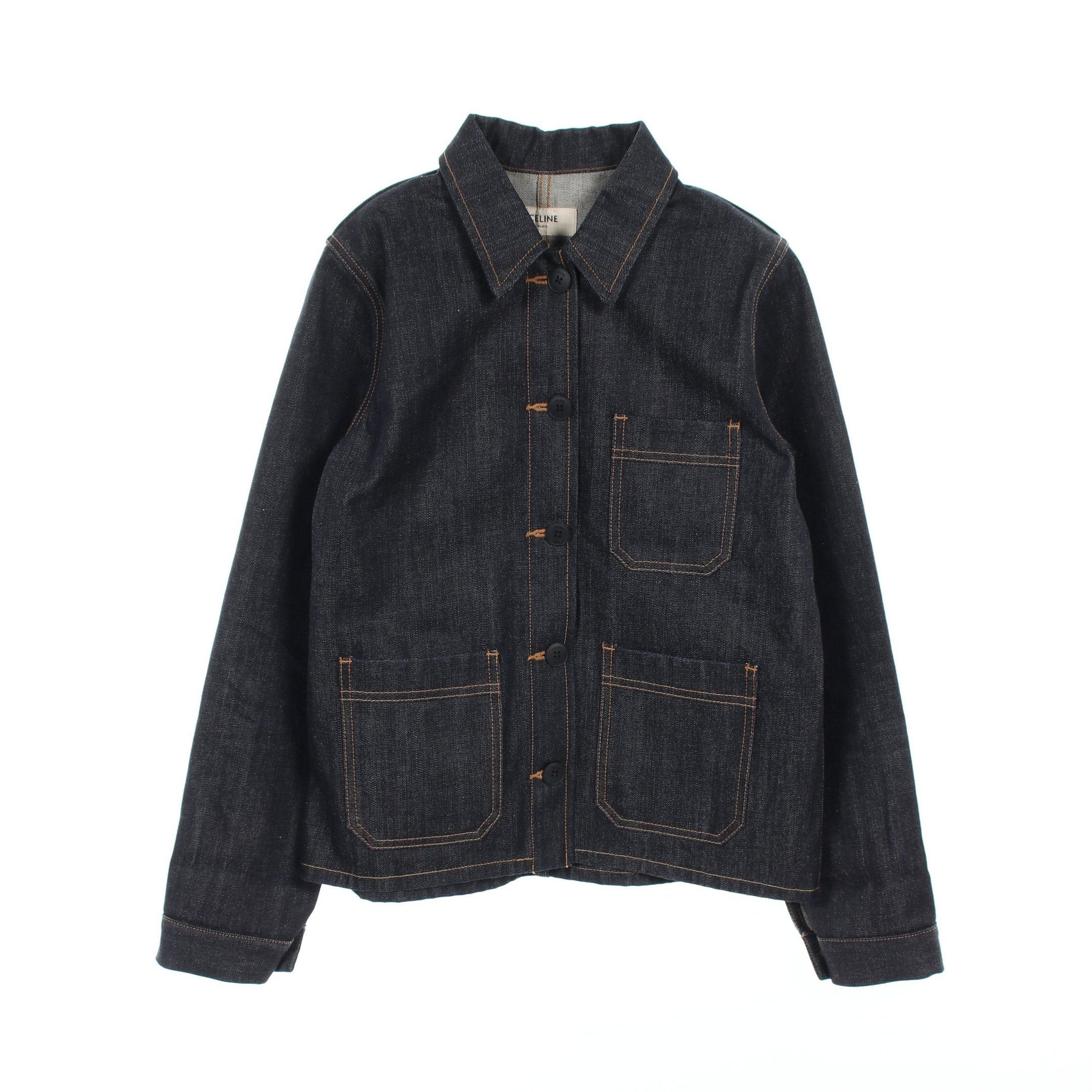 Celine Celine Denim Jacket Cotton Blue Size ONE SIZE - 1 Thumbnail