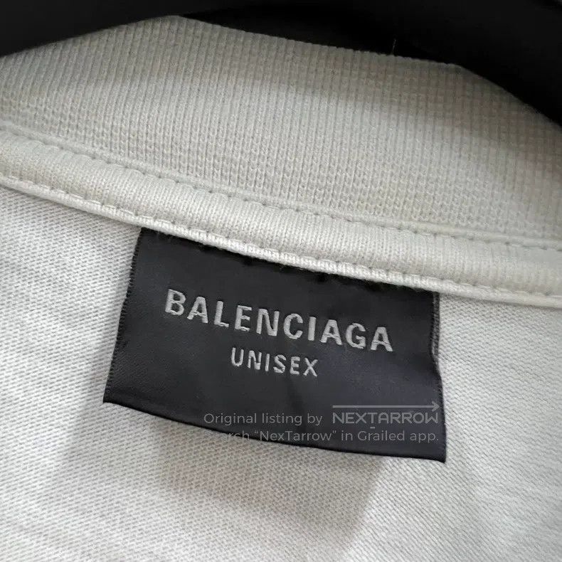Balenciaga Balenciaga White Crewneck Casual Long Sleeve Size US S / EU 44-46 / 1 - 4 Thumbnail