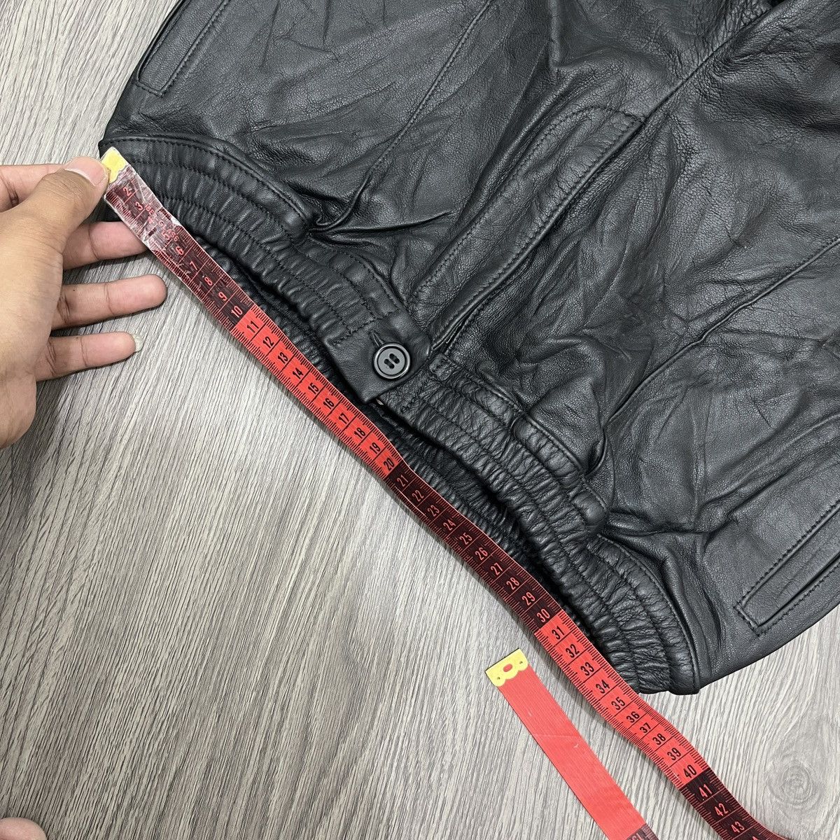 Beams Plus International Galley Beams Emiliano Rinaldi Leather Pant 🟥 Size US 26 / EU 42 - 21 Thumbnail