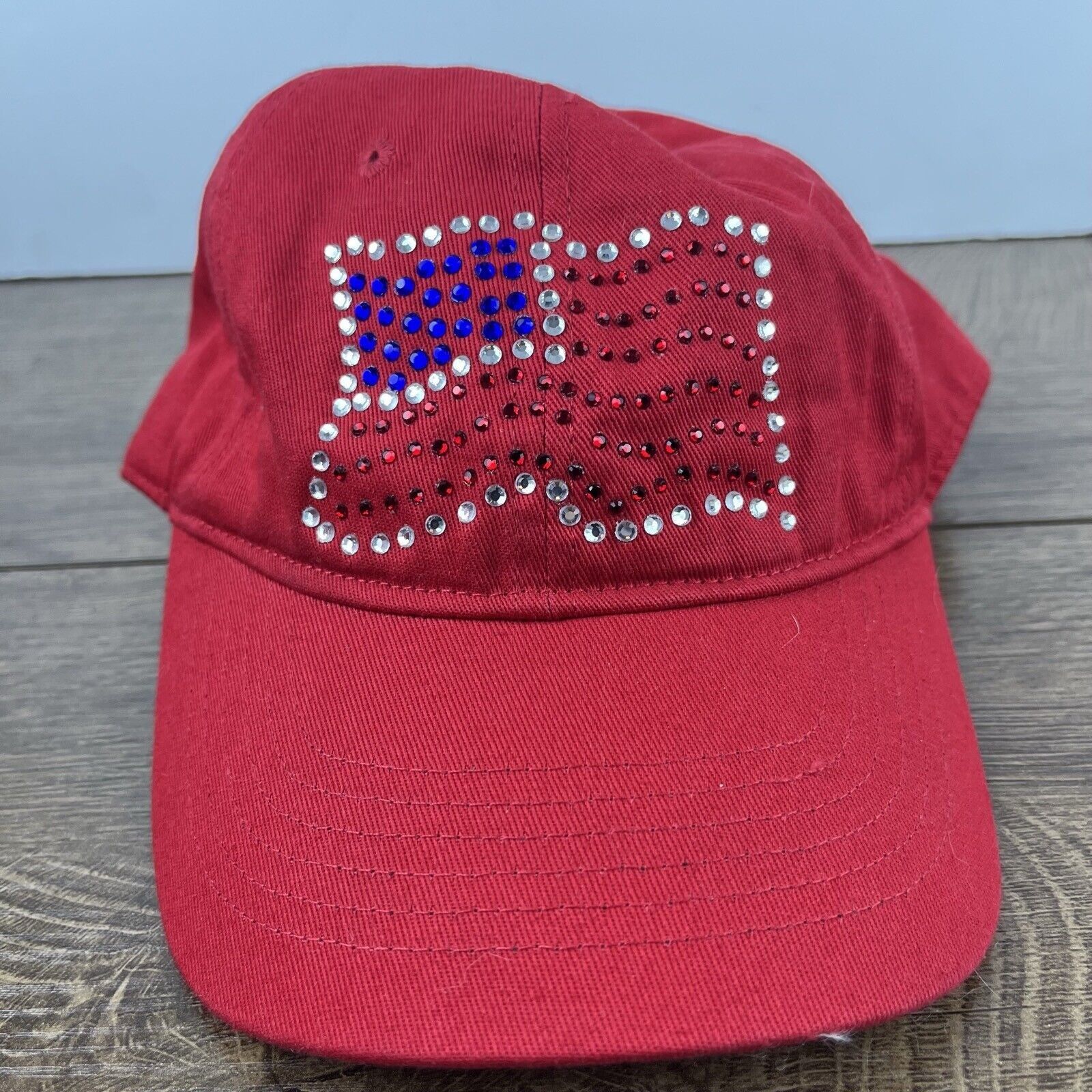 Other USA Flag Hat American Flag USA Hat Red Adjustable Hat Red Ad Size ONE SIZE - 2 Thumbnail