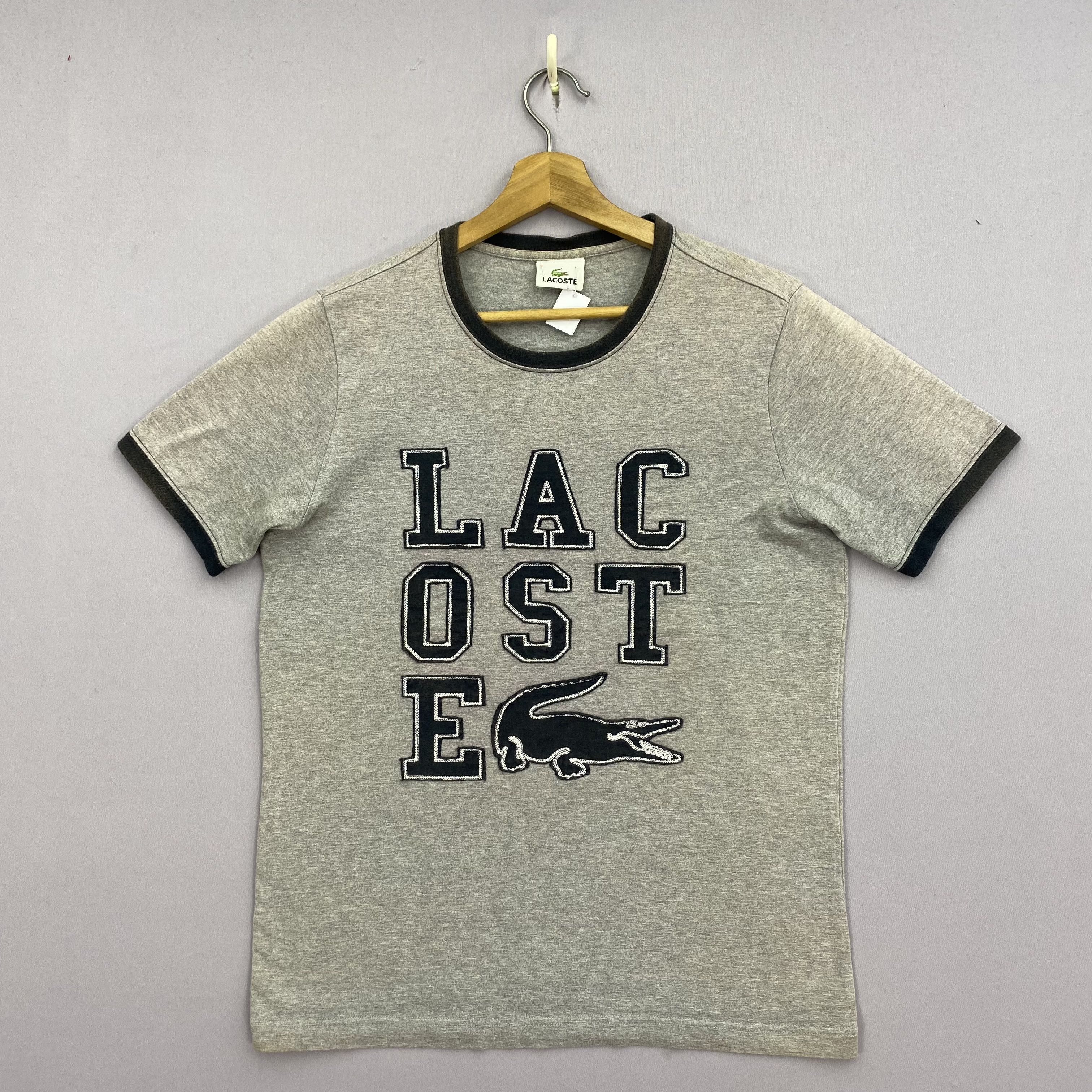 Lacoste Vintage 90s Lacoste Tshirts Lacoste Tee | GF10259 Size US S / EU 44-46 / 1 - 1 Thumbnail