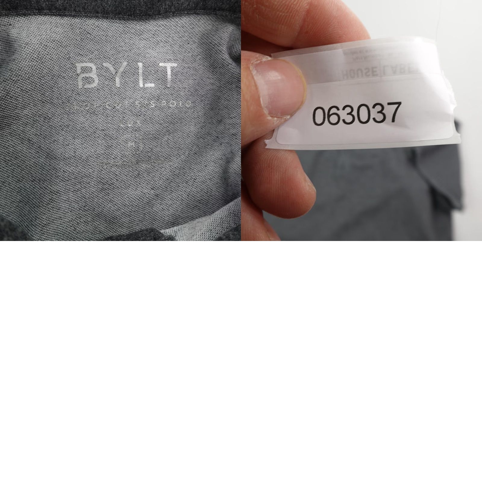 Vintage BYLT Polo Shirt Mens Medium Gray Drop-Cut Fit Performance Casual Golf Stretch Size US M / EU 48-50 / 2 - 8 Thumbnail