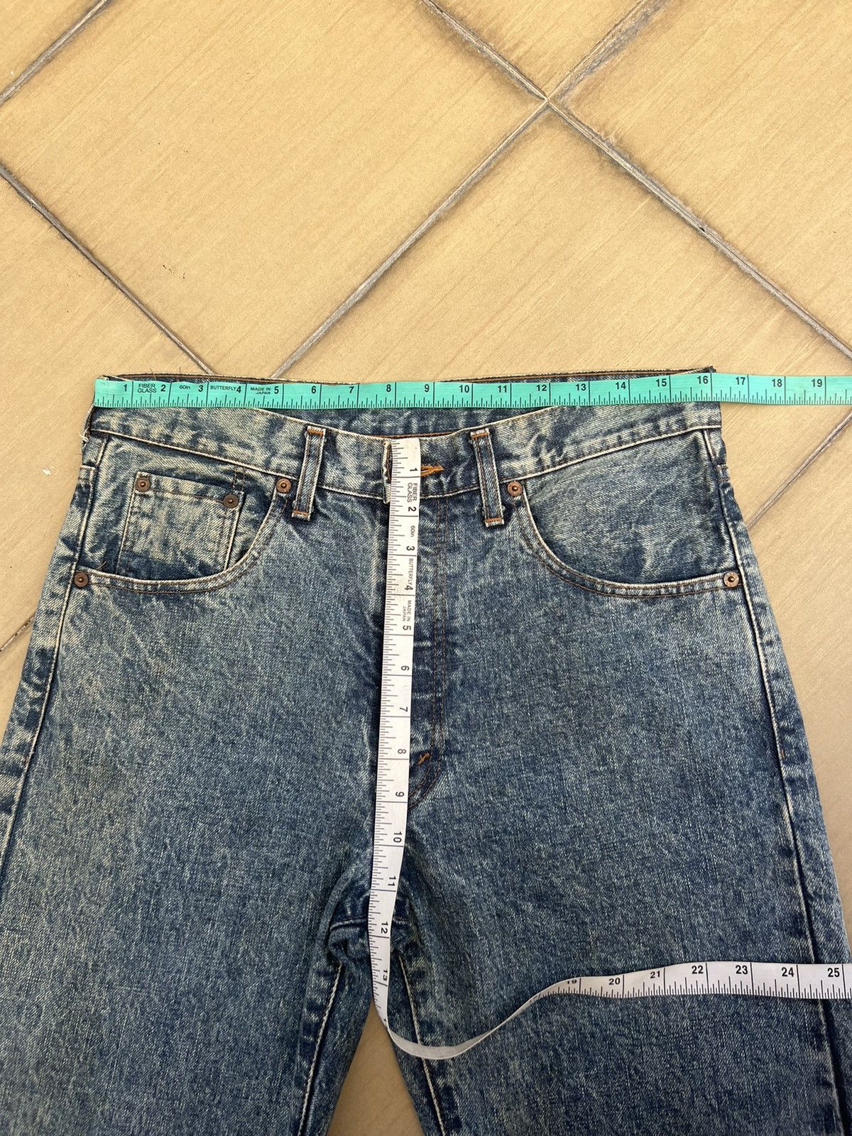 Levi's Vintage Clothing Vintage 1989 Levi’s 502 XX Big E Selvedge Denim Jeans Size US 32 / EU 48 - 3 Thumbnail