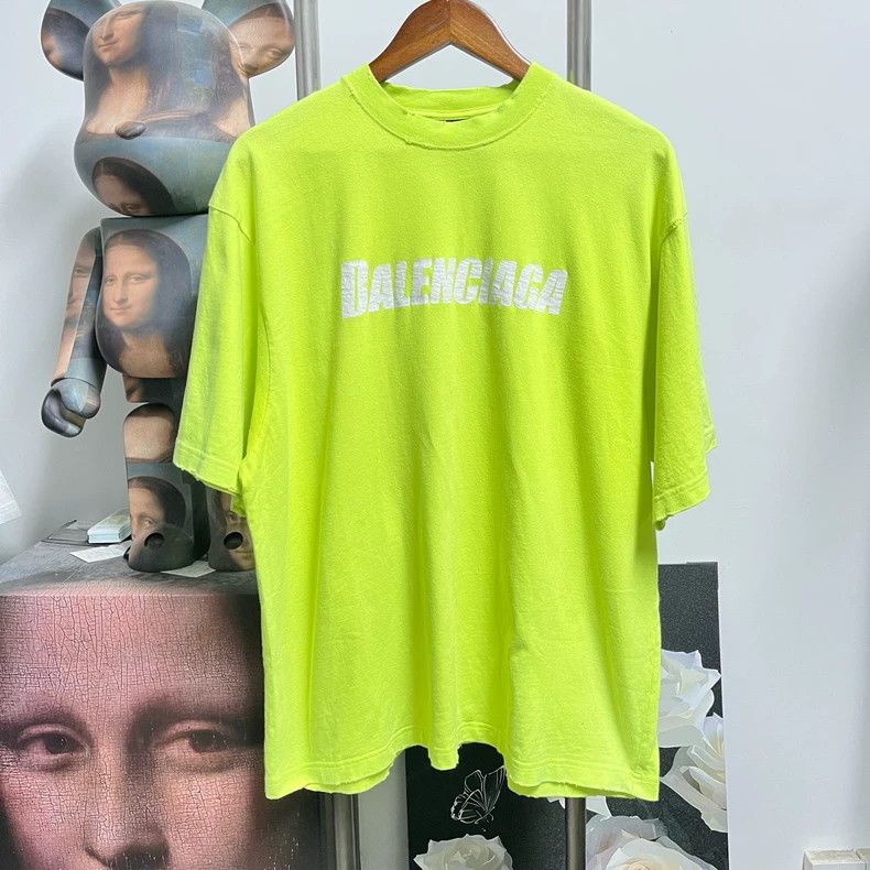Balenciaga Balenciaga Printed Logo Short Sleeve Size US XS / EU 42 / 0 - 1 Thumbnail