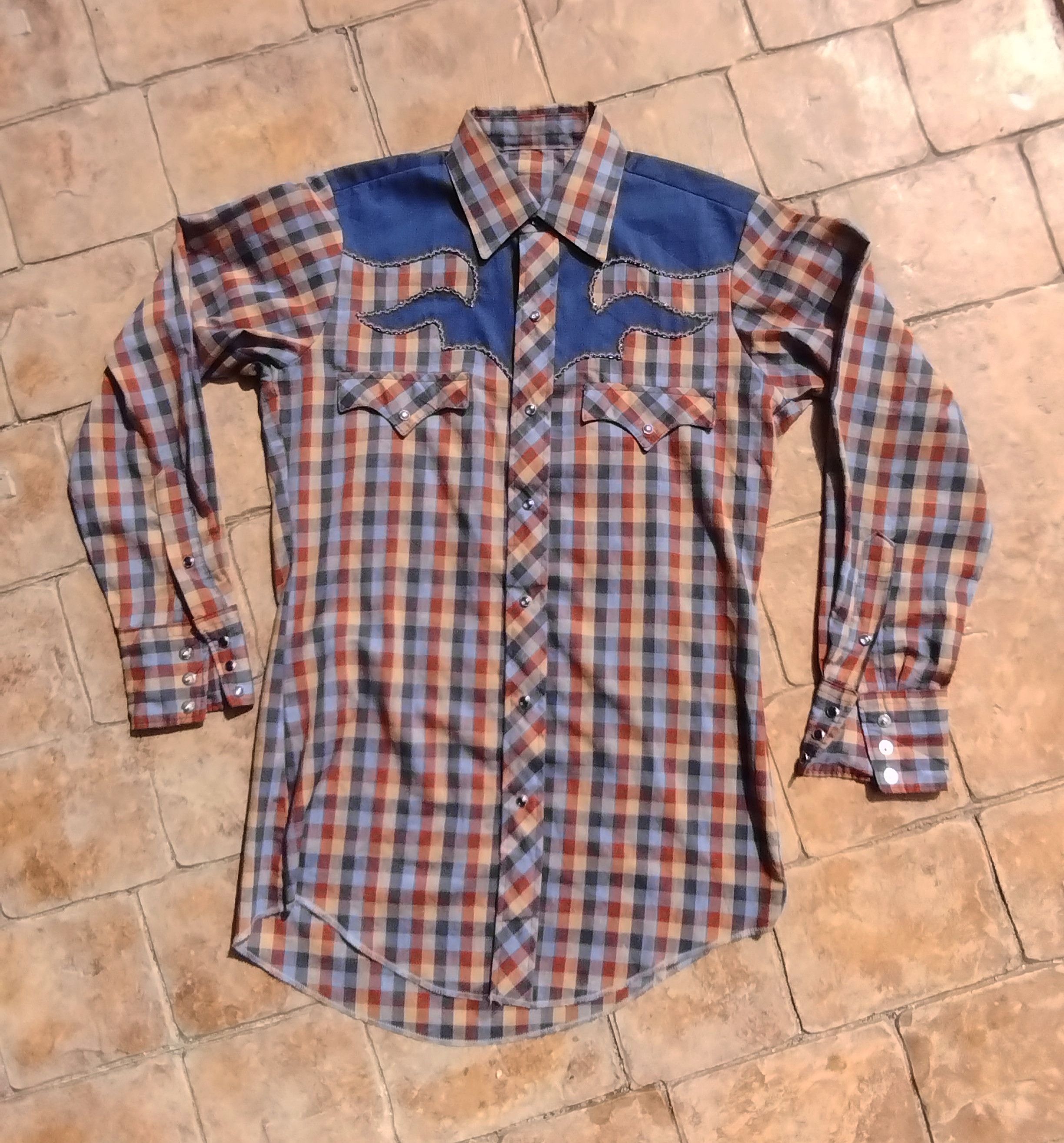 Vintage Vintage 70s Western Shirt Made in USA unbrand Size US S / EU 44-46 / 1 - 6 Thumbnail