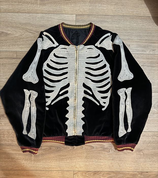 肩幅60cmKAPITAL BONE Embroidery Souvenir Jacket