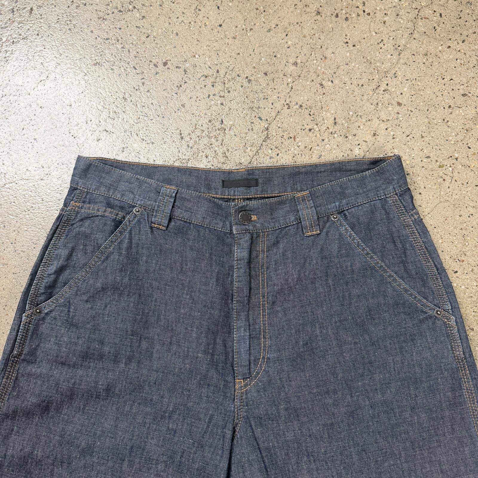 Prada Prada Chambray Denim Bermuda Shorts Size US 33 - 2 Thumbnail