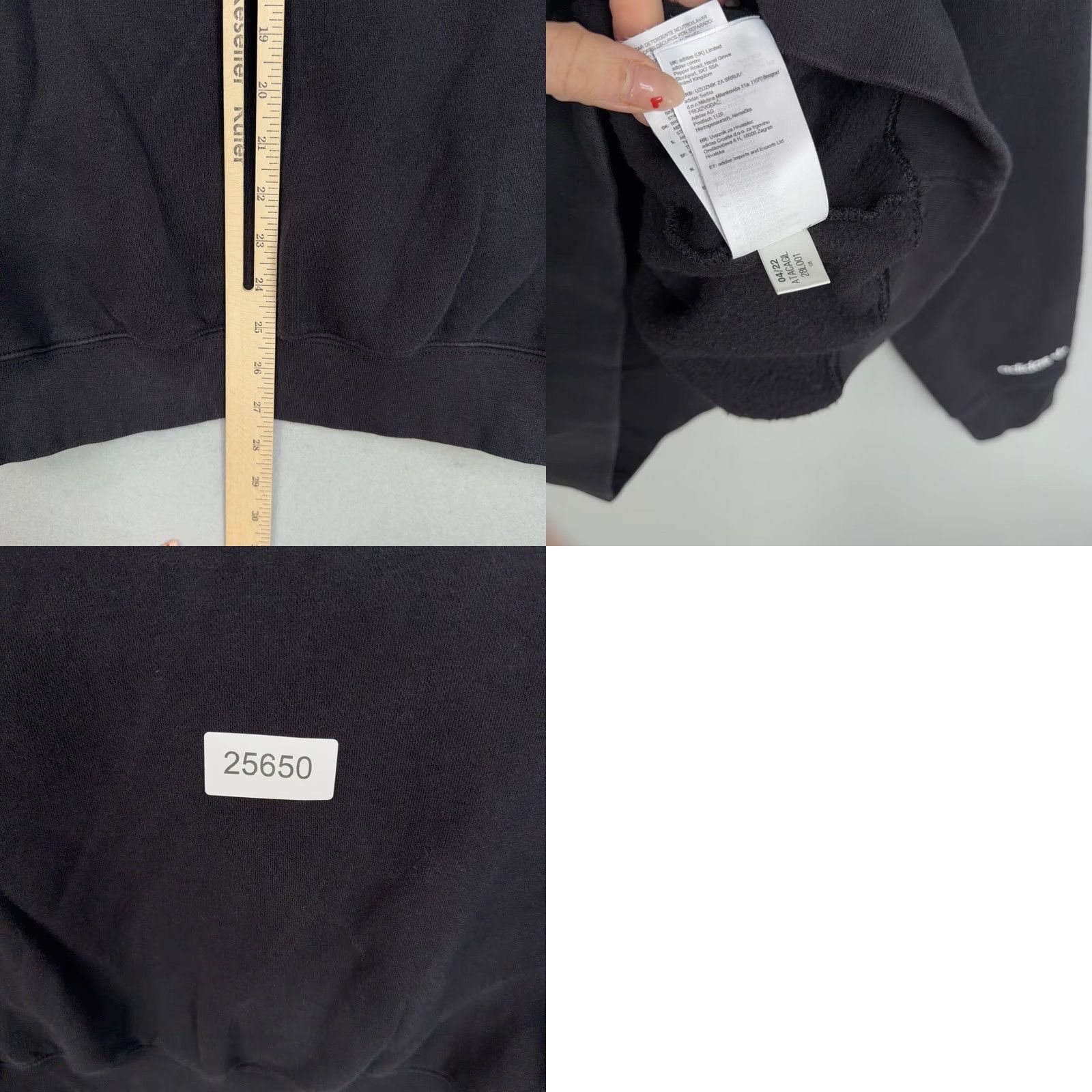 Adidas Adidas Hoodie Mens Large Black Always Fresh Always Original Graphic Fleece Graphic Print Kangaroo Pocket Pullover Crew Neck Long Sleeve Size US L / EU 52-54 / 3 - 9 Thumbnail