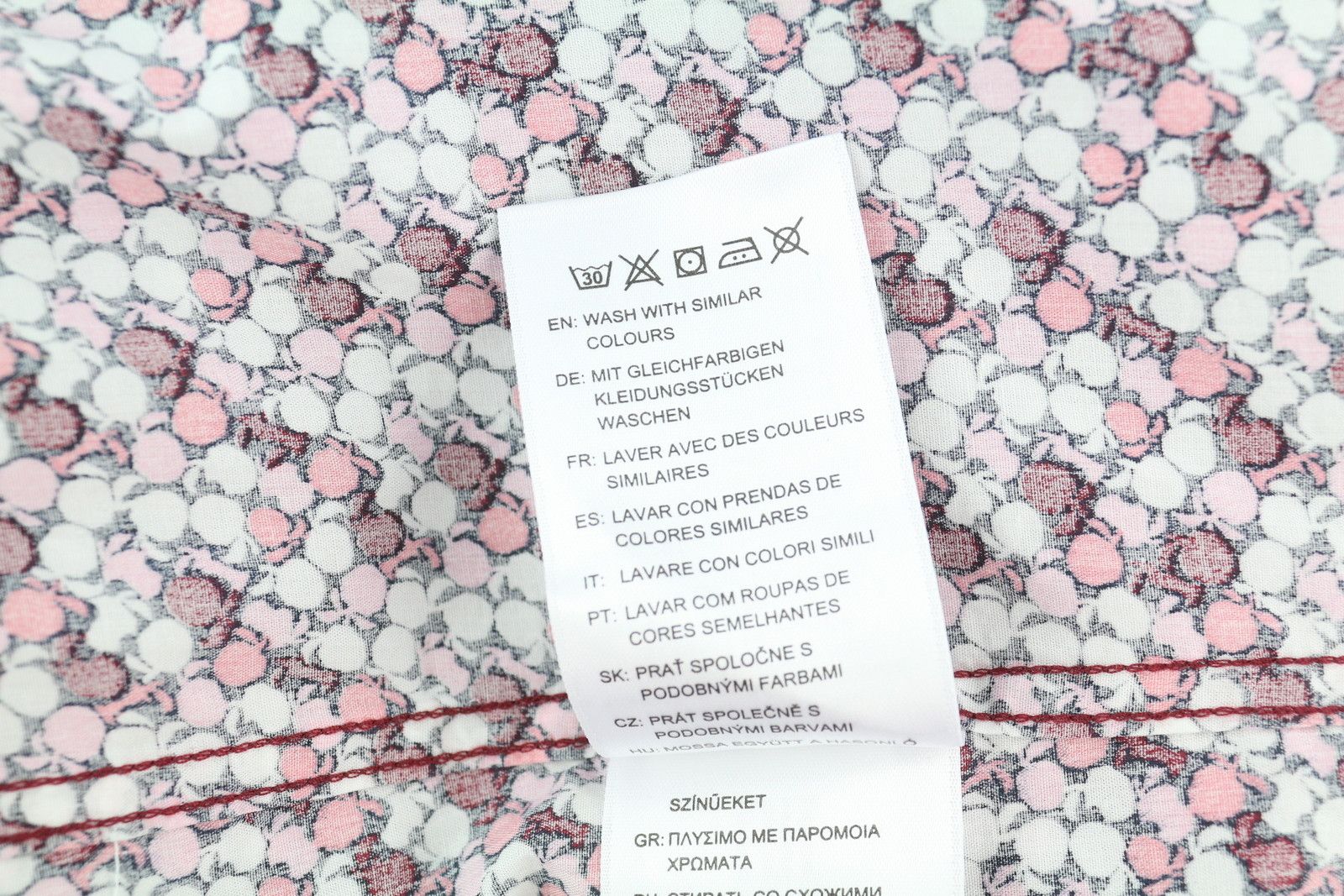 Gant AUTUNM PRINT EU34 Patterned Button-Up Shirt 84986 Size XS / US 0-2 / IT 36-38 - 9 Thumbnail
