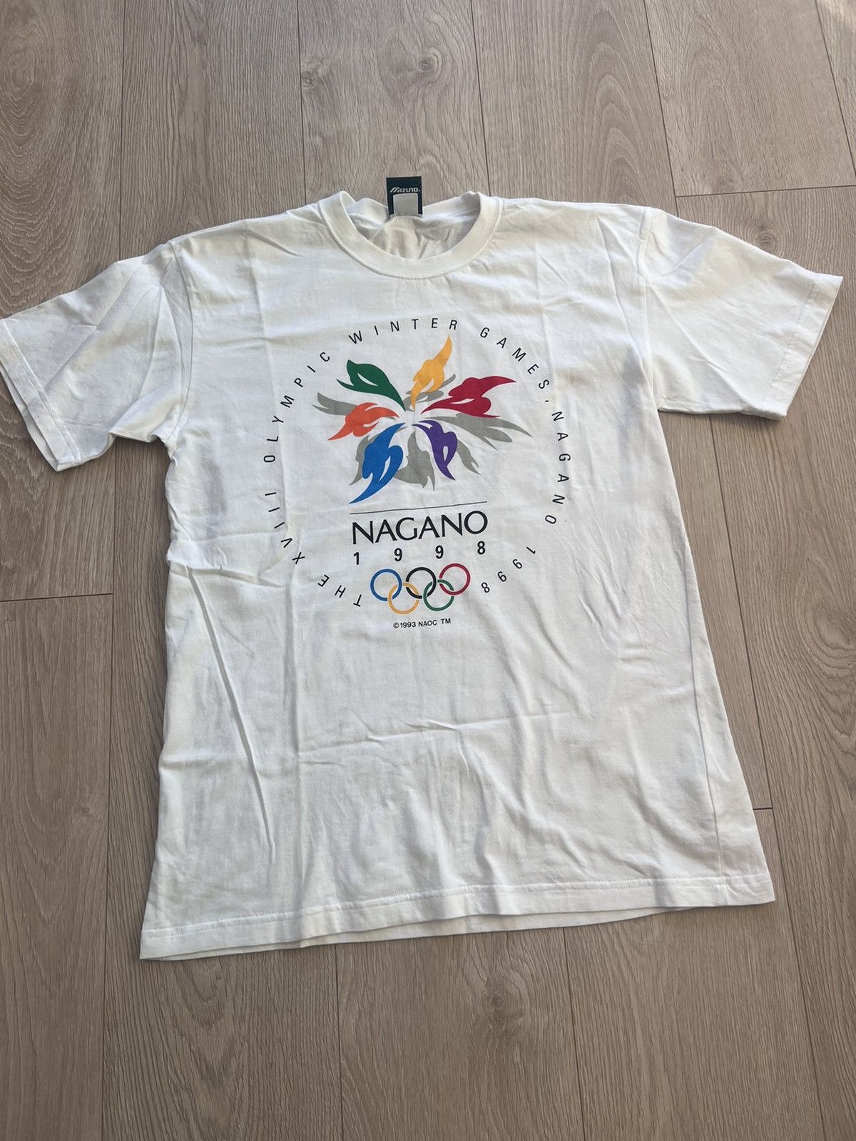 Mizuno × USA Olympics × Vintage Vintage 90s Olympics Nagano Winter Games T Shirt 1998 New Size US L / EU 52-54 / 3 - 3 Thumbnail