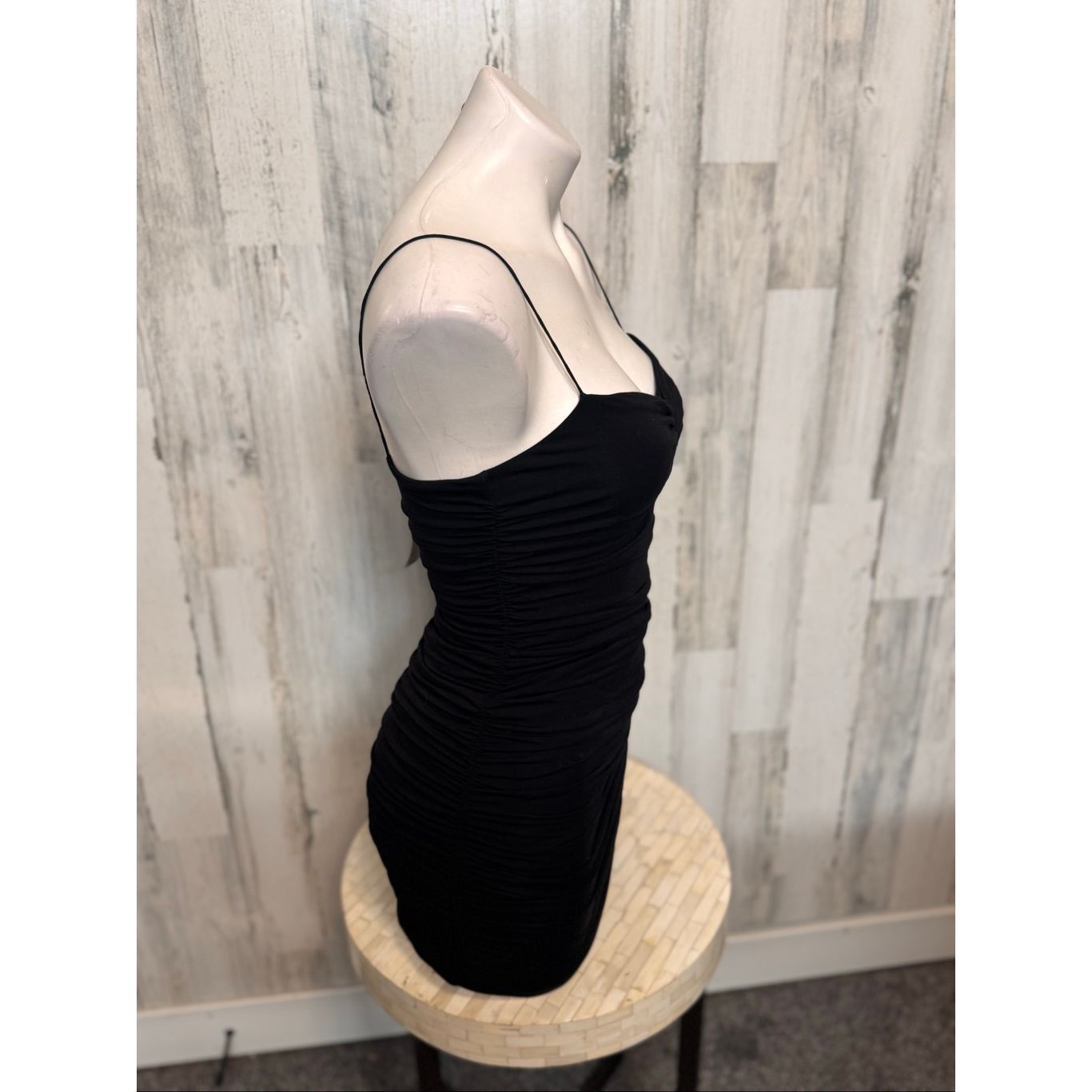 Other Windsor Black Ruched Mini Dress – Size M Size M / US 6-8 / IT 42-44 - 7 Thumbnail