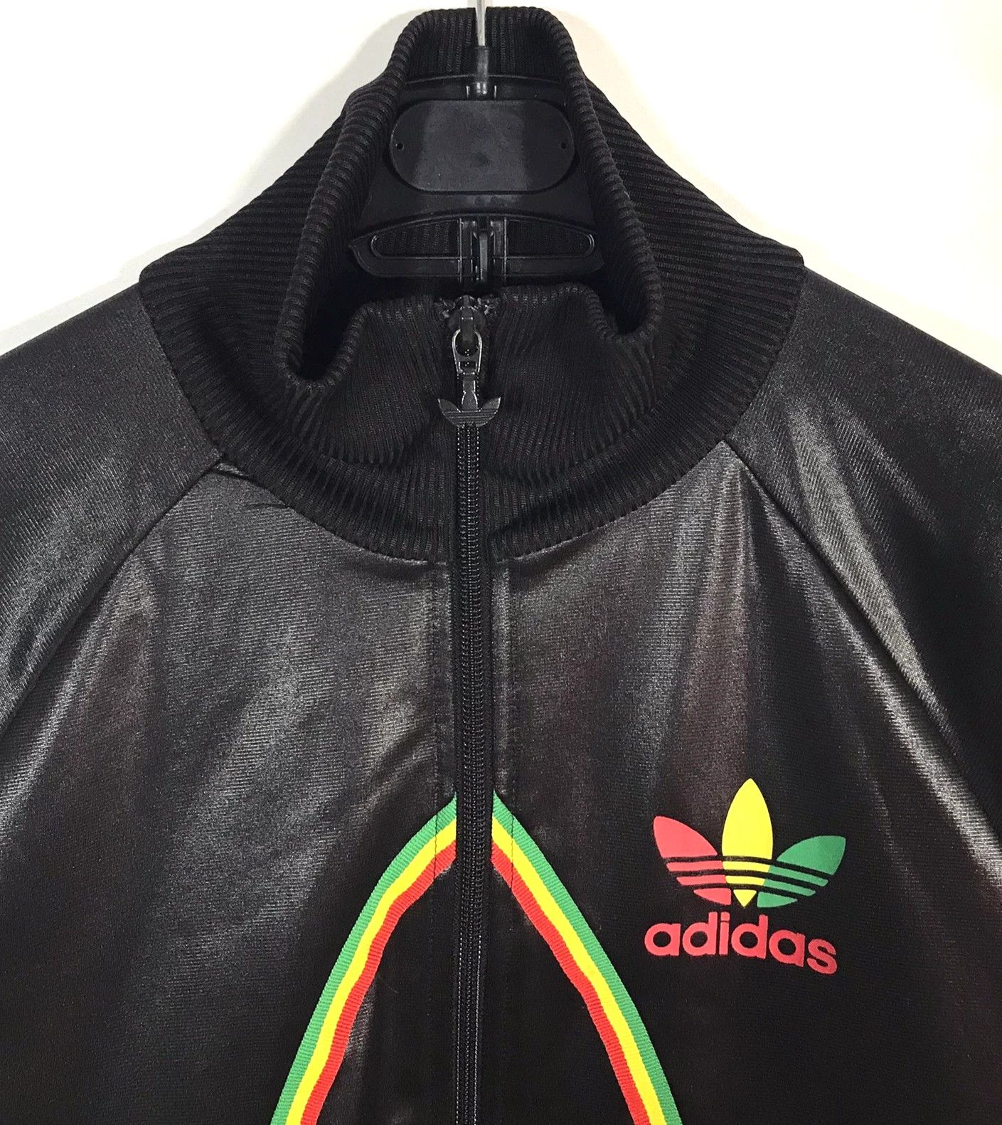 Adidas Adidas Originals Chile 62 Jamaica Track Top Men's XS Black Size US XS / EU 42 / 0 - 3 Thumbnail