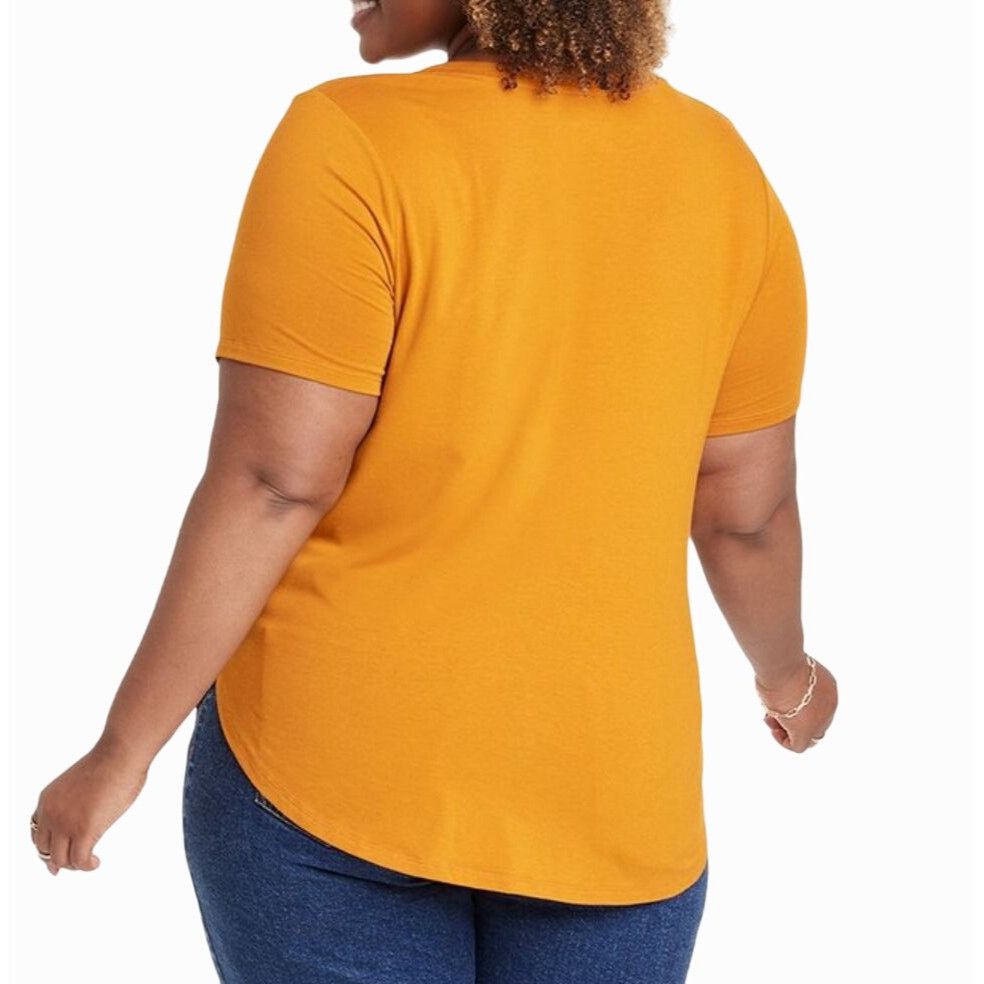 Other Ava & Viv - Women's Short Sleeve Relaxed Scoop Neck T-Shirt Size 3XL / US 20-22 - 2 Thumbnail