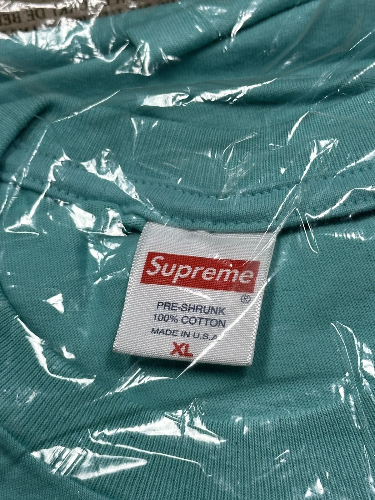 Supreme Supreme Stencil Tee - Teal - XL - FW23 Size US XL / EU 56 / 4 - 5 Thumbnail