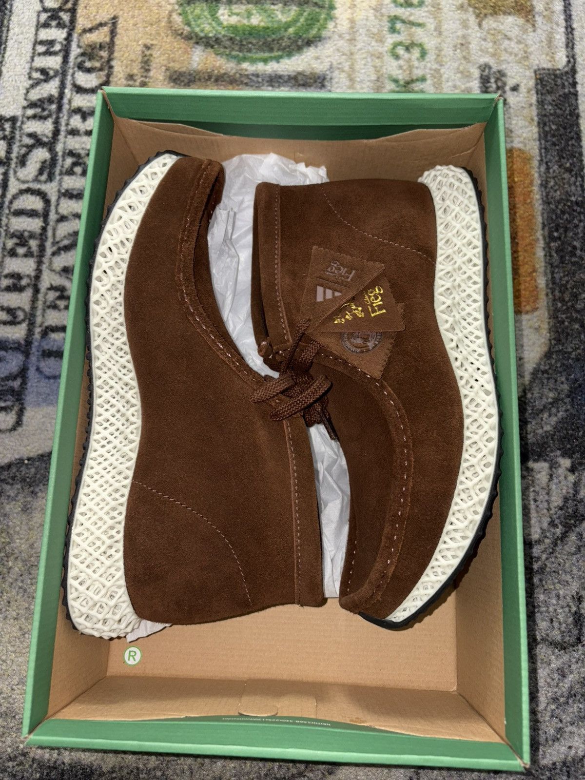 Adidas × Clarks × Kith Kith Ronnie Fieg x Adidas x Clarks Wallabee 4D (EARLY PAIR) Size US 8.5 / EU 41-42 - 3 Thumbnail
