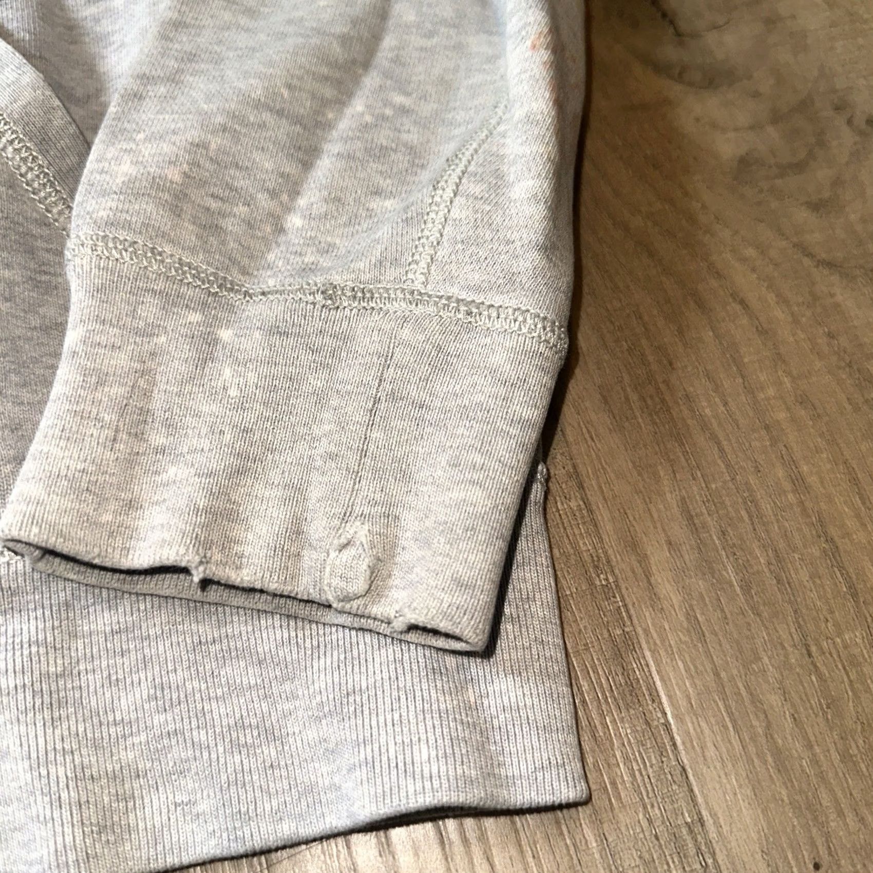 Polo Ralph Lauren VINTAGE Polo Ralph Lauren Hoodie Mens Small Full Zip Waffle Thermal Lined Pony Gray Size US S / EU 44-46 / 1 - 2 Thumbnail