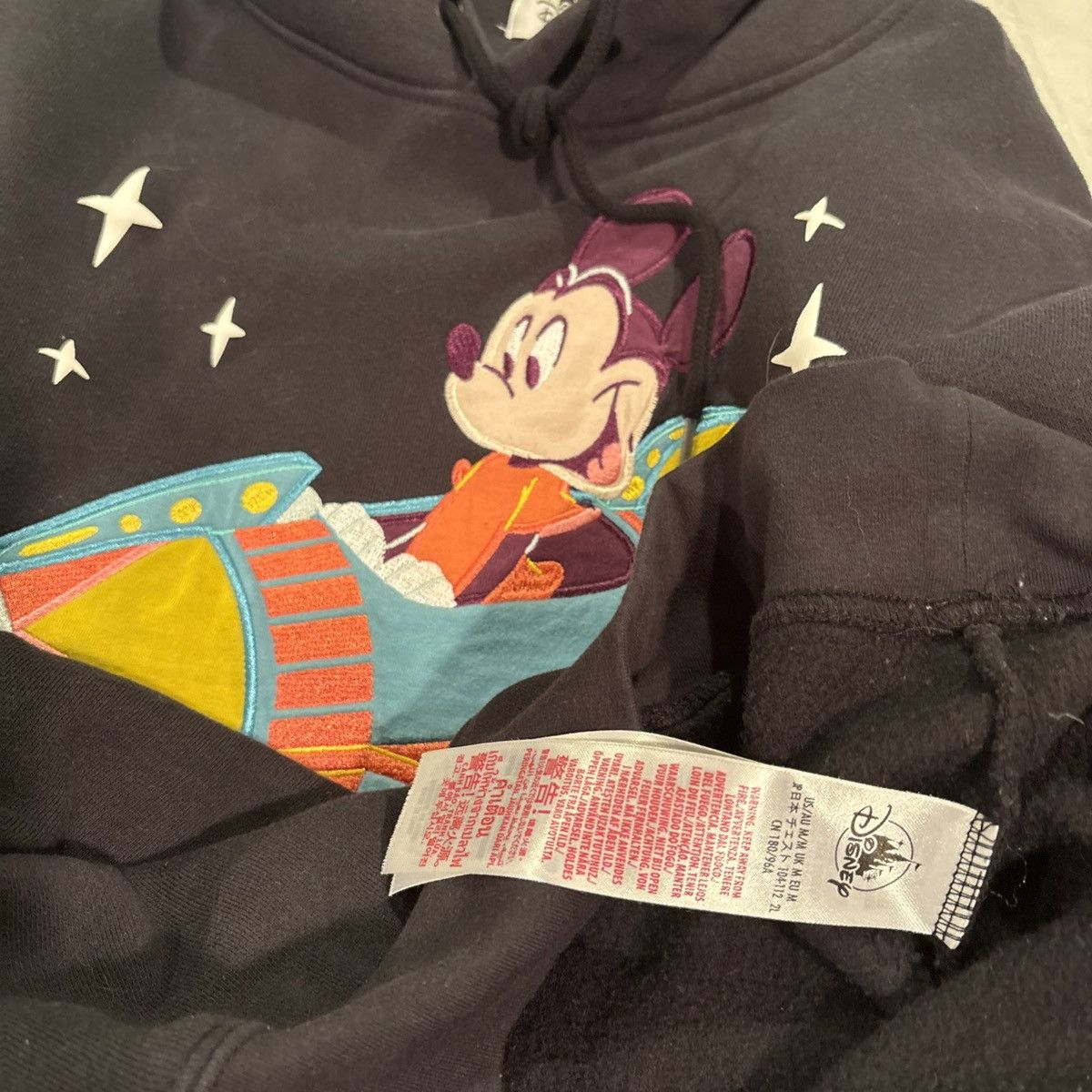 Disney Disney Resort MICKEY MOUSE DISNEYLAND-Embroidered BLK Med Size US M / EU 48-50 / 2 - 5 Thumbnail