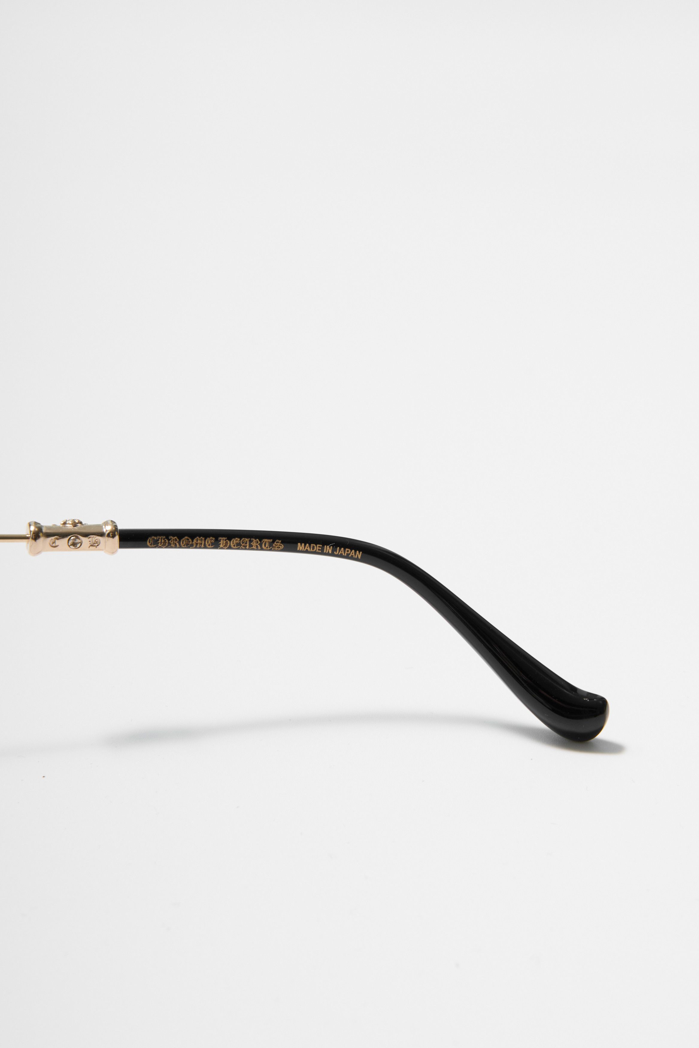 Chrome Hearts CHROME HEARTS BUBBA MATTE BLACK/GOLD PLATED-PLASTIC Size ONE SIZE - 5 Thumbnail