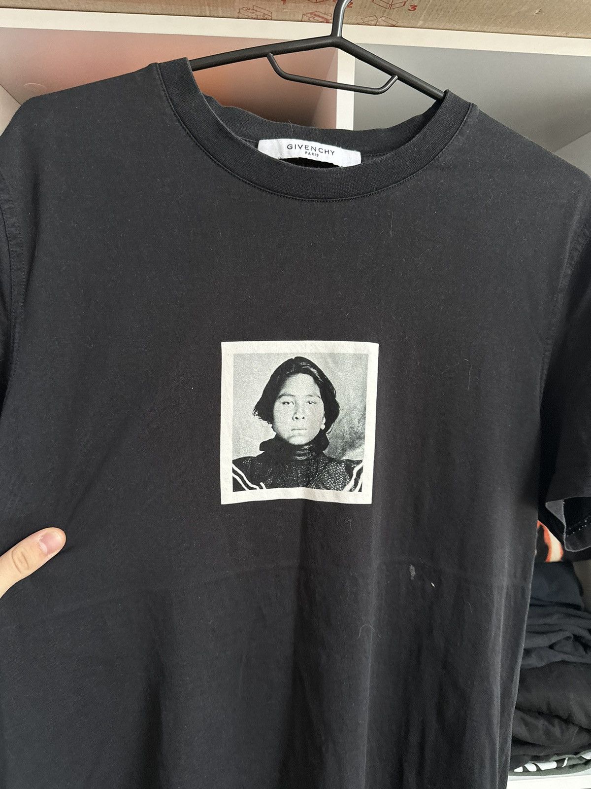 Givenchy 🔥GIVENCHY WOMAN PORTRAIT LOGO FACE T-SHIRT🔥 Size US S / EU 44-46 / 1 - 2 Thumbnail