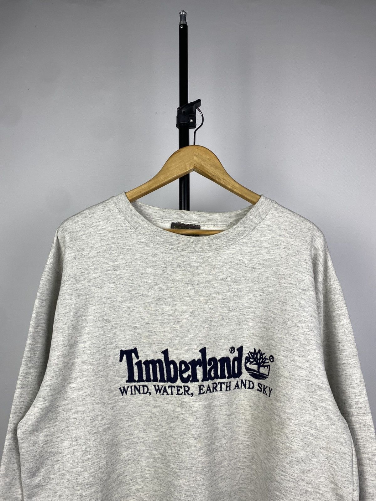 Timberland × Vintage Vintage 90s Timberland BOXY Fit Big Logo Vintage Sweatshirt Size US M / EU 48-50 / 2 - 3 Thumbnail