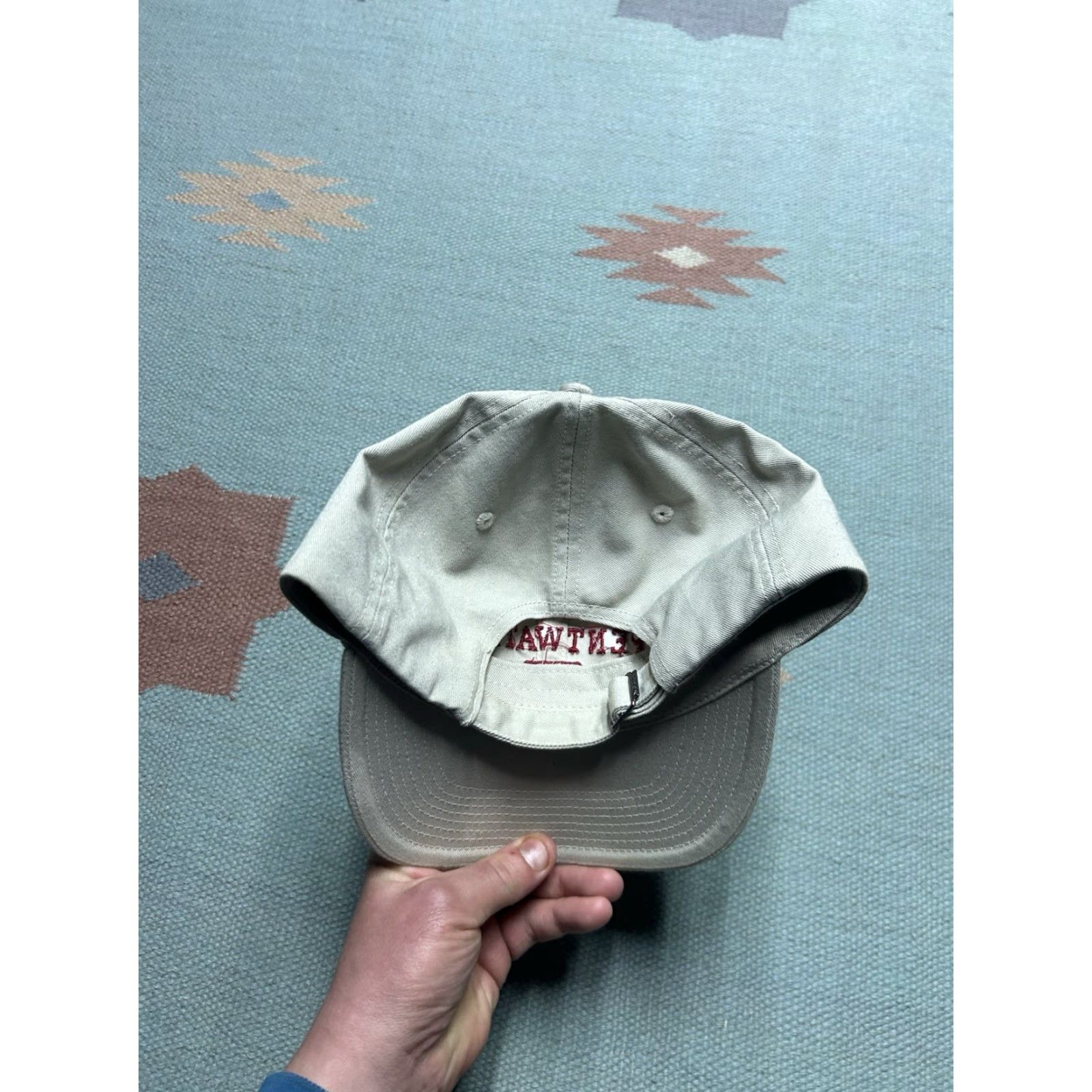 Vintage VINTAGE Unbranded Baseball Cap Hat Pentwater Michigan Beige Adjustable Destination Men Size ONE SIZE - 4 Thumbnail