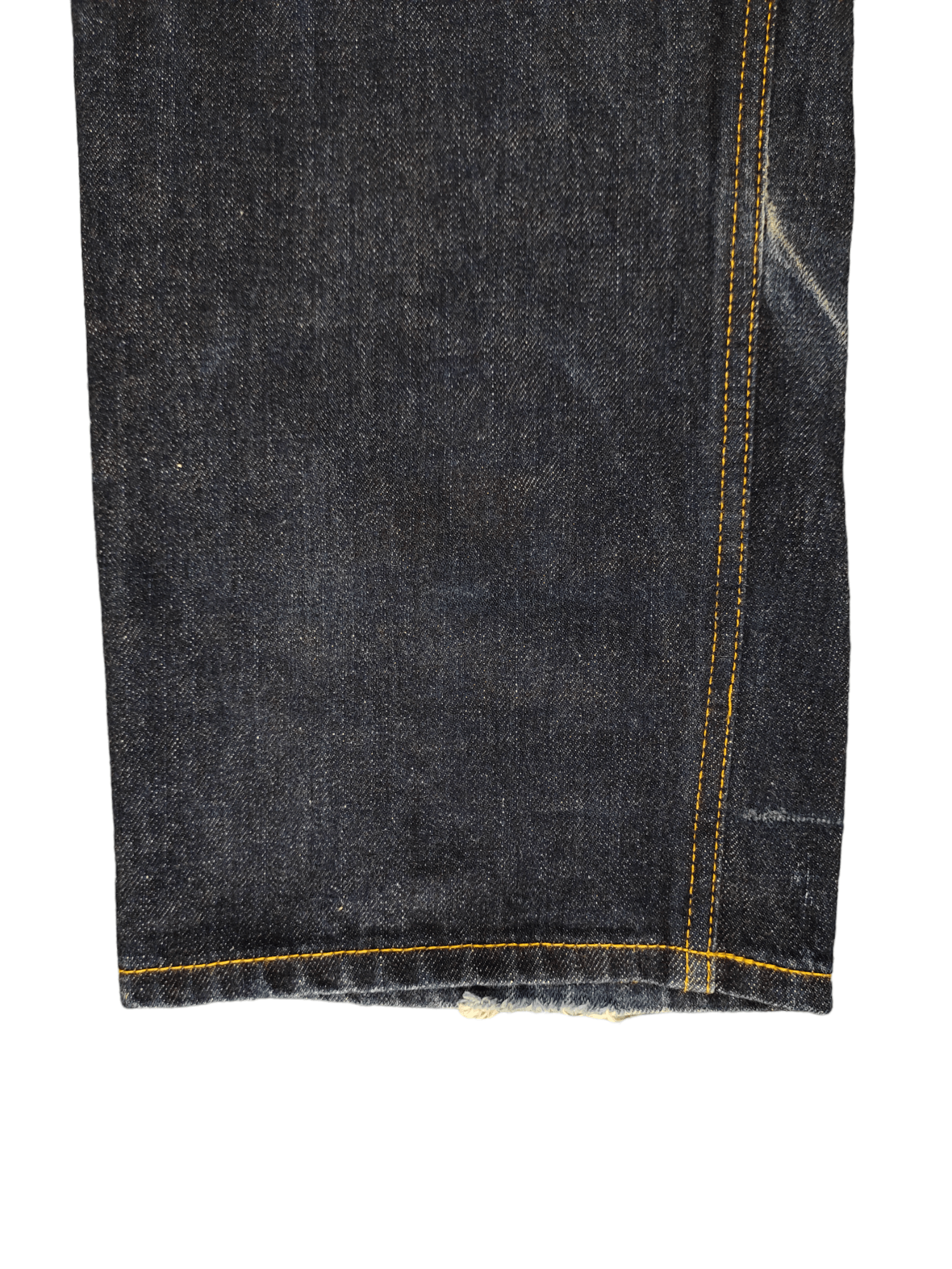 Kaws × Medicom Toy × Original Fake Original Fake X Kaws Selvedge Distressed Hem Denim Jeans Size US 33 - 13 Thumbnail