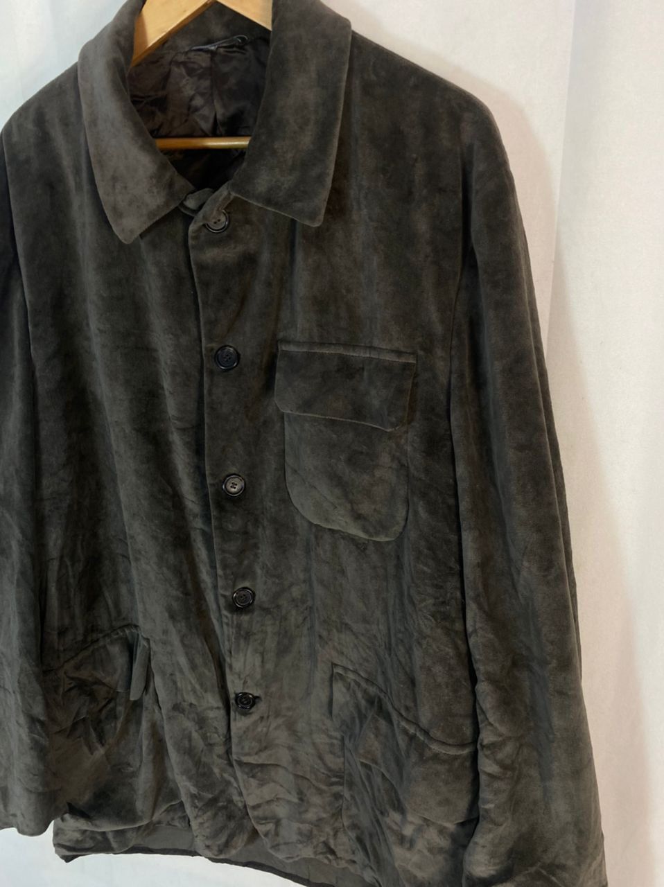 Fendi Vintage fendi button up velvet jacket Size US XL / EU 56 / 4 - 5 Thumbnail