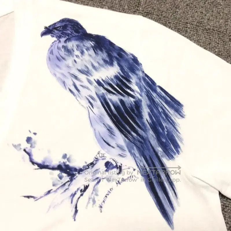 Alexander McQueen Alexander McQueen Short Sleeve White Graphic T-Shirt . Size US S / EU 44-46 / 1 - 3 Thumbnail