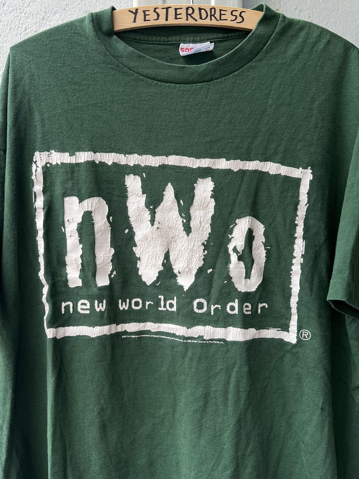 Band Tees New World Order Vintage Single Stitch T-Shirt Size US XXL / EU 58 / 5 - 2 Thumbnail