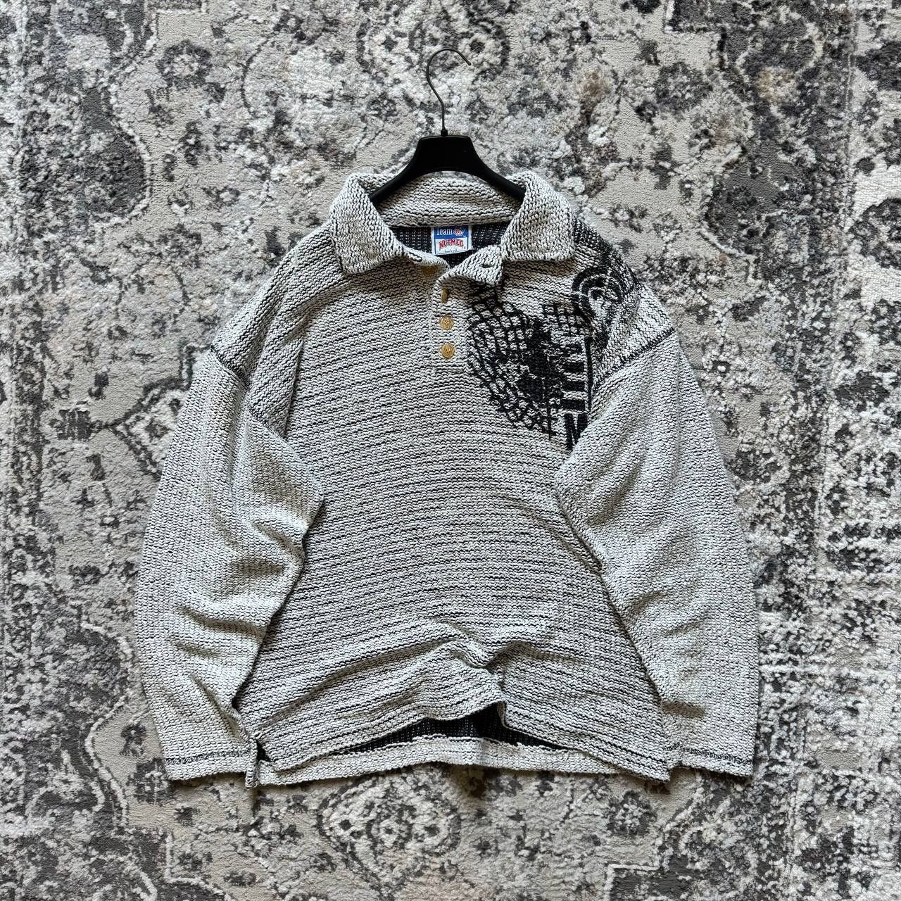 Nutmeg Vintage Nutmeg Mills NFL Heavy Knit Sweater Size Large Size US L / EU 52-54 / 3 - 1 Thumbnail