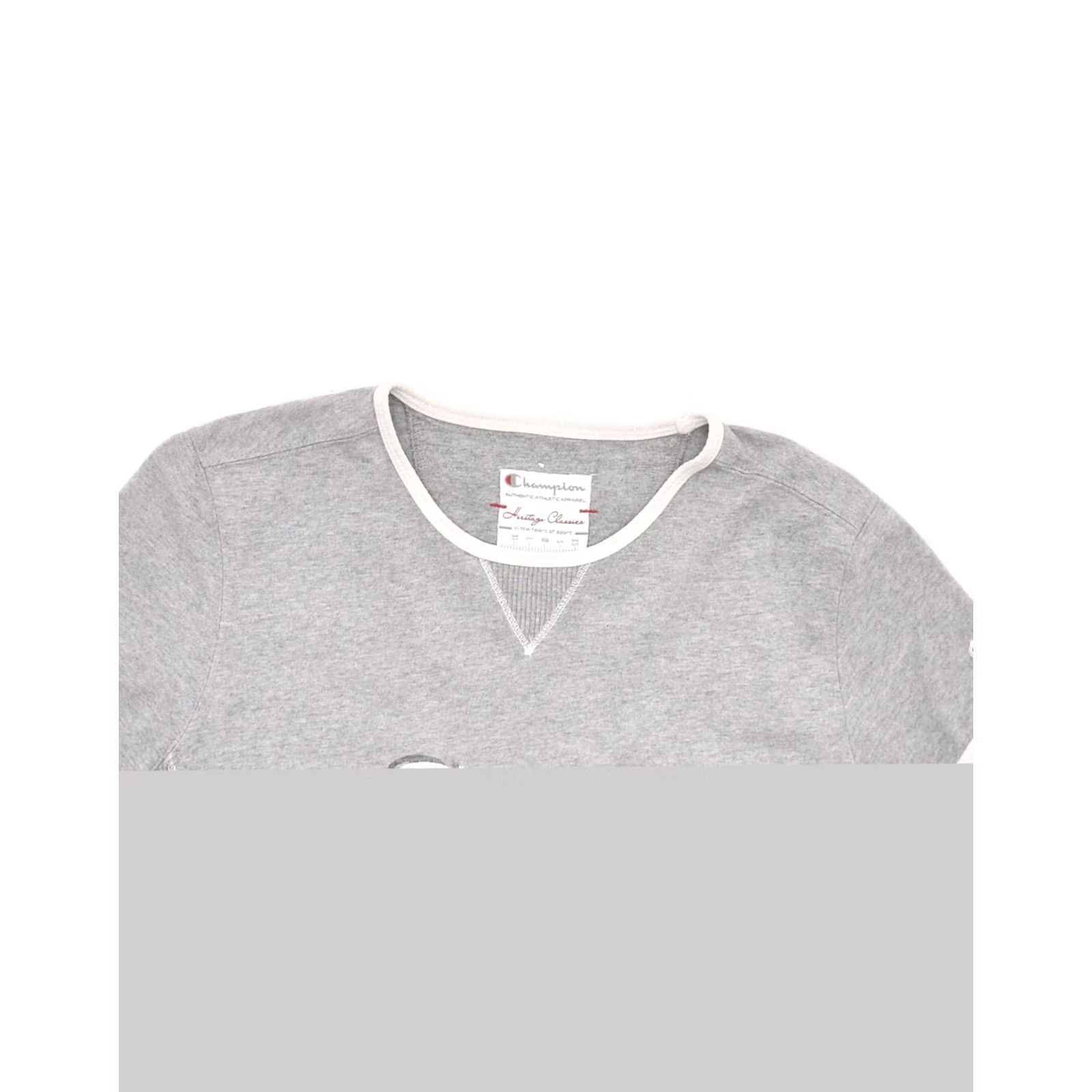 Champion CHAMPION Womens Heritage Classics Graphic T-Shirt Top Medium Grey UK 14 Size M / US 6-8 / IT 42-44 - 4 Thumbnail
