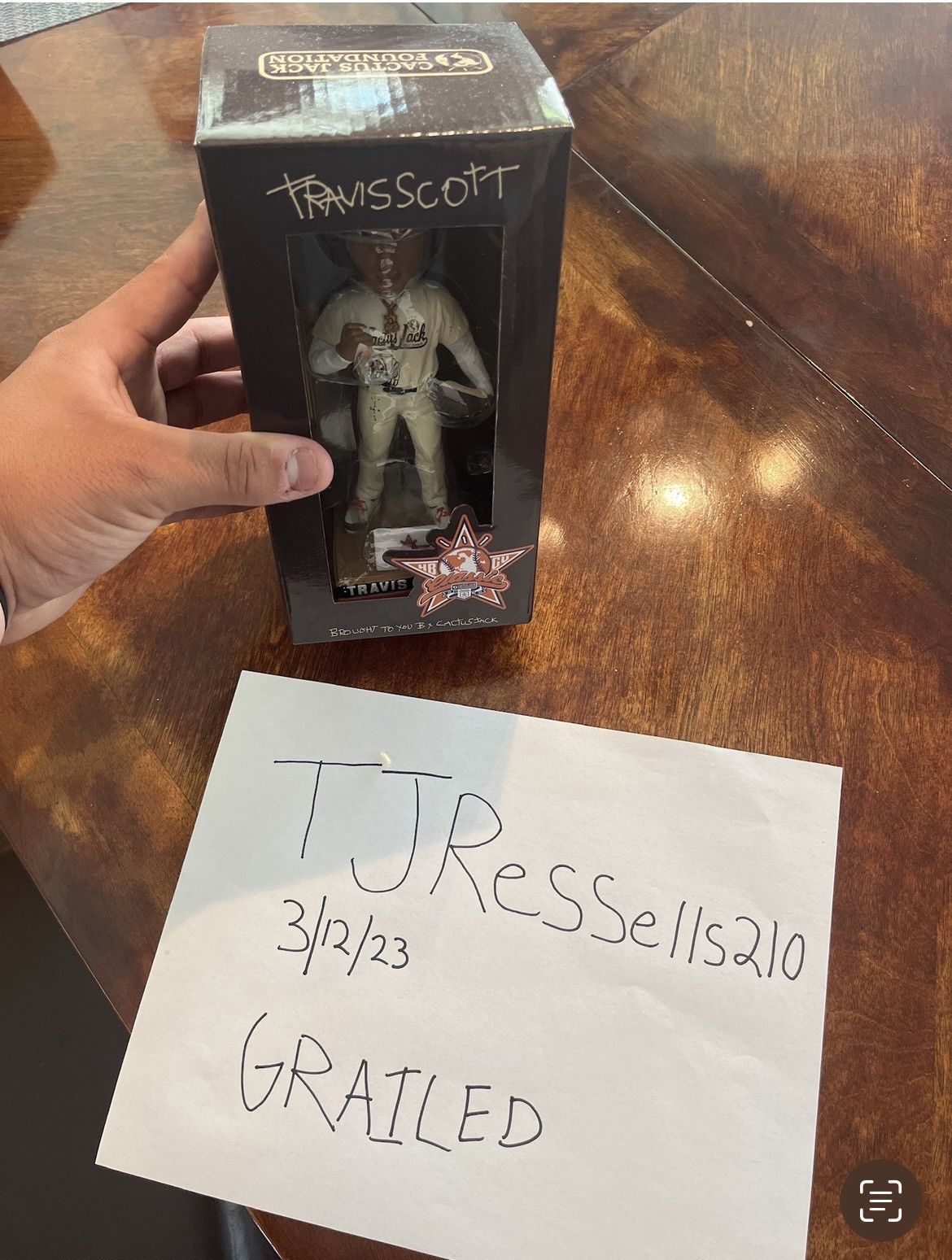 Travis Scott Travis Scott HBCU All Star Game Bobble Head doll Size ONE SIZE - 1 Thumbnail