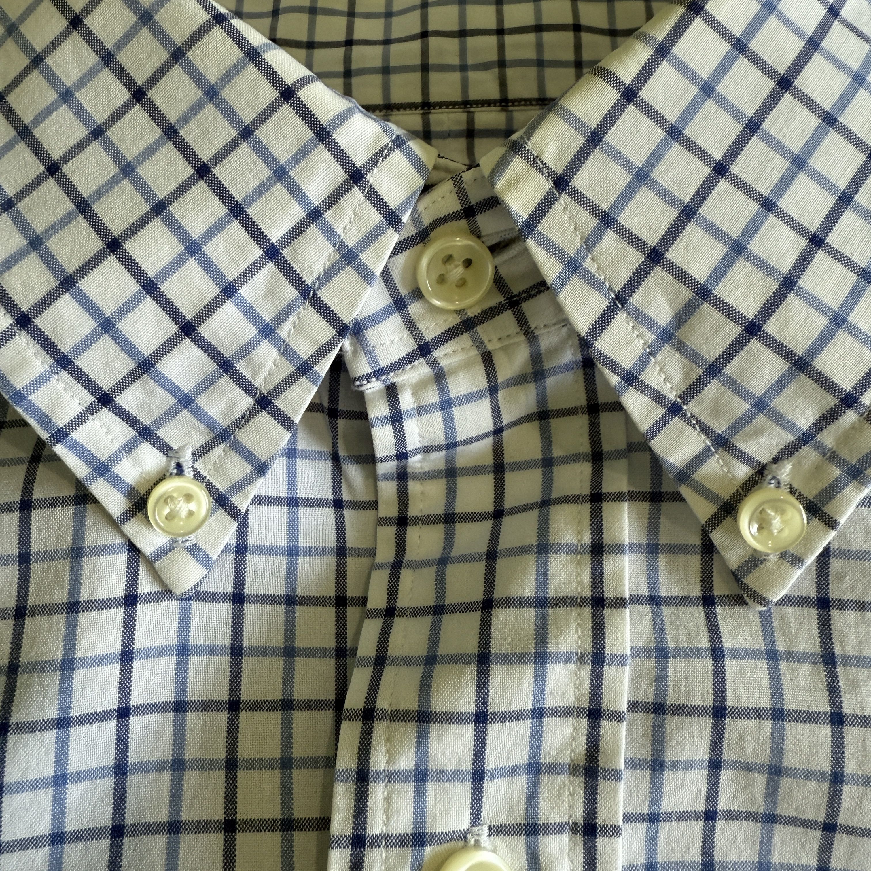 Polo Ralph Lauren Ralph Lauren Classic Fit Shirt M Blue Graph Check Size US M / EU 48-50 / 2 - 3 Thumbnail