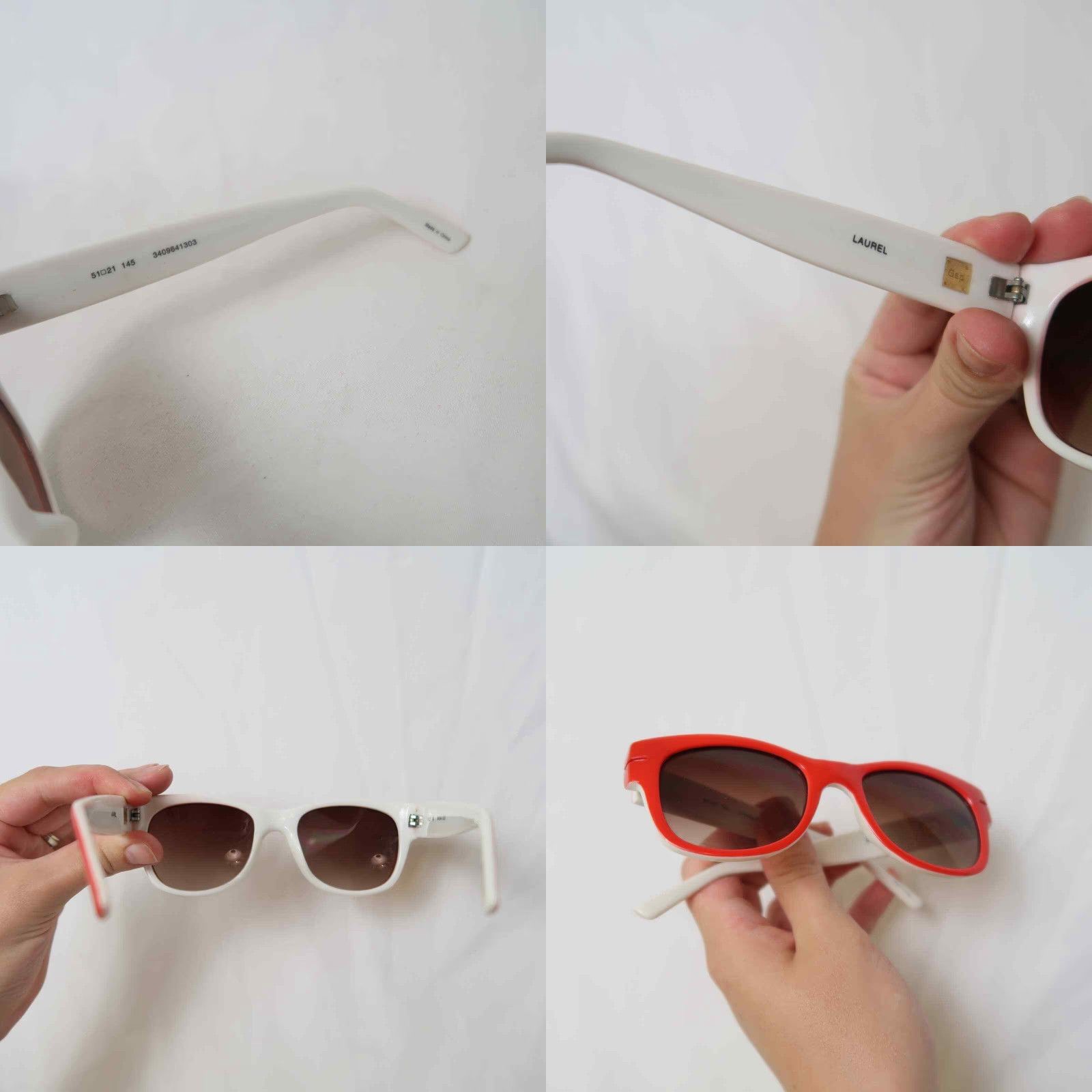 Gap GAP Sunglasses Wayferer Acrylic Red Women Square Black Lens Red Frame Womens Size ONE SIZE - 8 Thumbnail