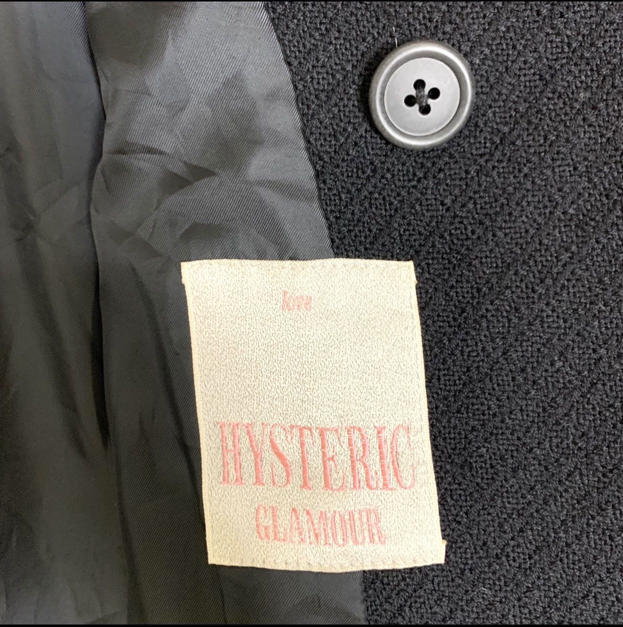 Hysteric Glamour Vintage 90s Hysteric Glamour Double Breasted Trench Coat Size M / US 6-8 / IT 42-44 - 12 Thumbnail