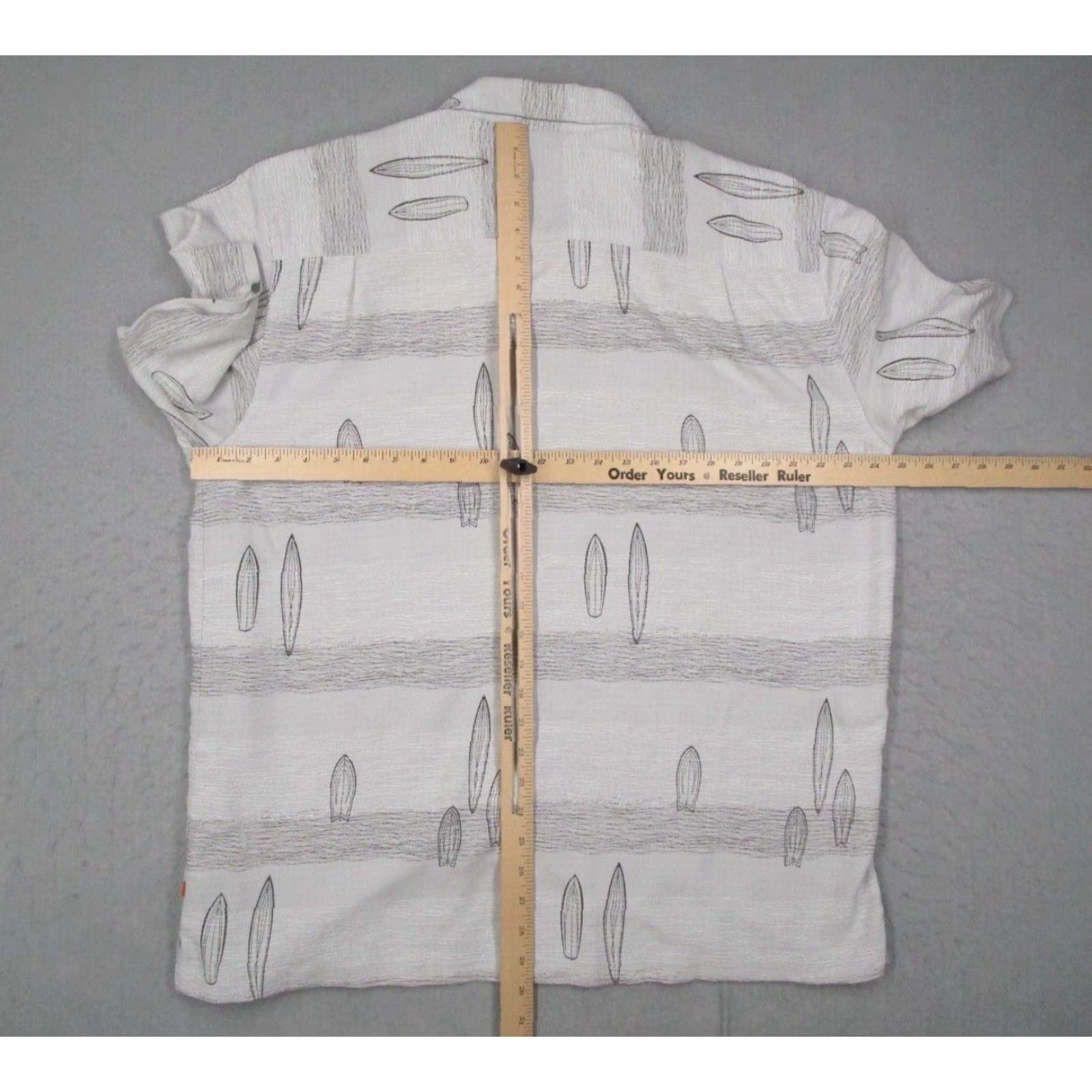 Quiksilver Quiksilver Waterman Shirt Men Extra Large Gray Button Up Hawaiian Surfboard Tiki Mens Size US XL / EU 56 / 4 - 5 Thumbnail