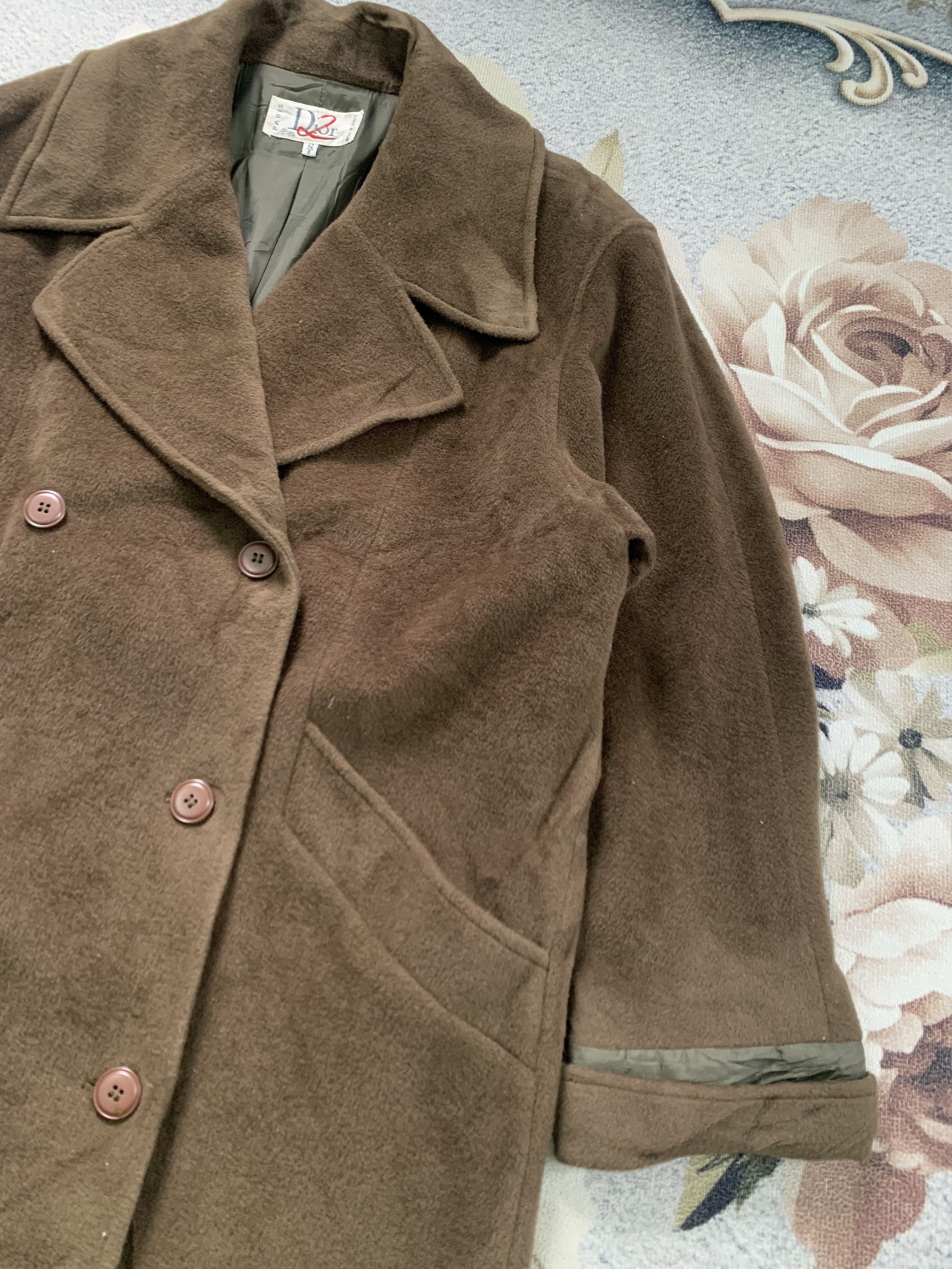 Dior Vtg Dior Wool & Cashmere Coat Jacket Made in Italy Size M / US 6-8 / IT 42-44 - 5 Thumbnail