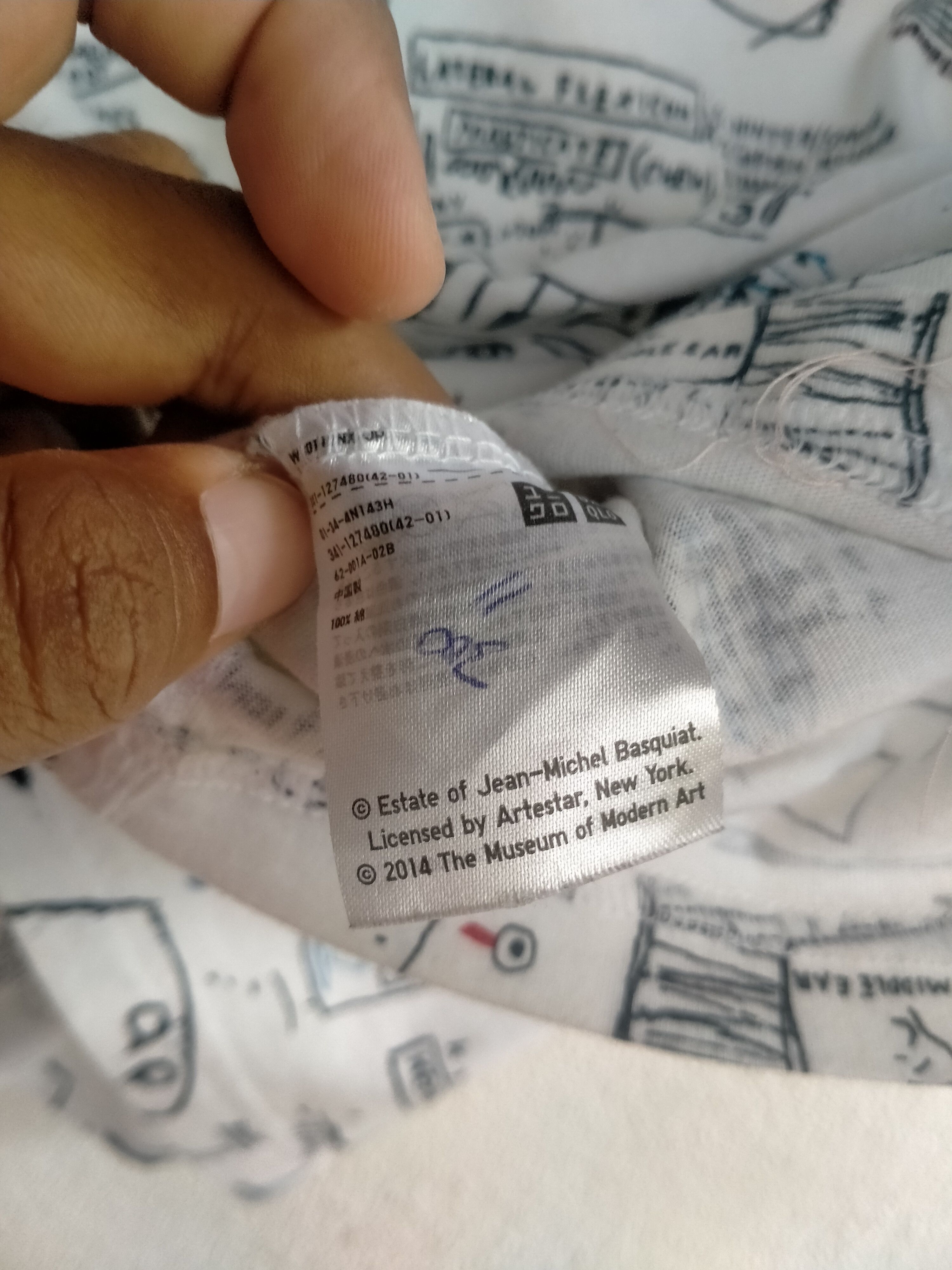 Japanese Brand × Jean-Michel Basquiat Jean Michael basquit X Uniqlo FULLPRINT t-shirt Size US M / EU 48-50 / 2 - 6 Thumbnail