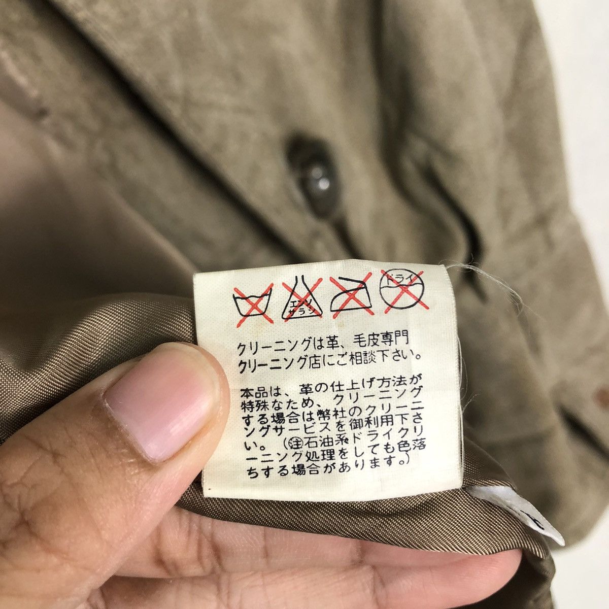 Japanese Brand × Vintage 📌Vintage Biker Genuine Leather Tact Button Issey Miyake Size US M / EU 48-50 / 2 - 20 Thumbnail