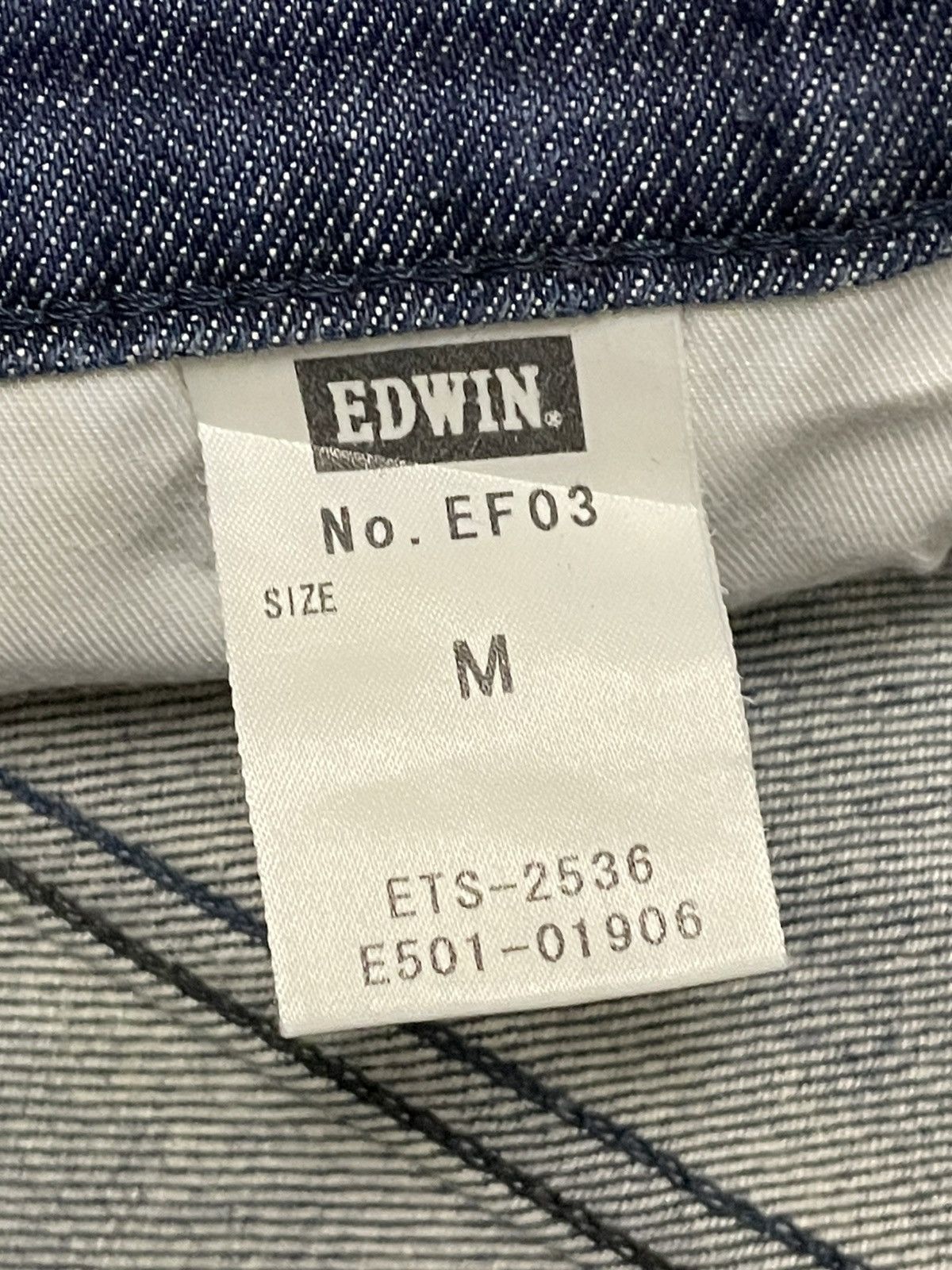 Designer × Edwin × Vintage Vintage 90s Designer Japan Edwin Efunction Wild Leg Og Style Size US 31 - 16 Thumbnail