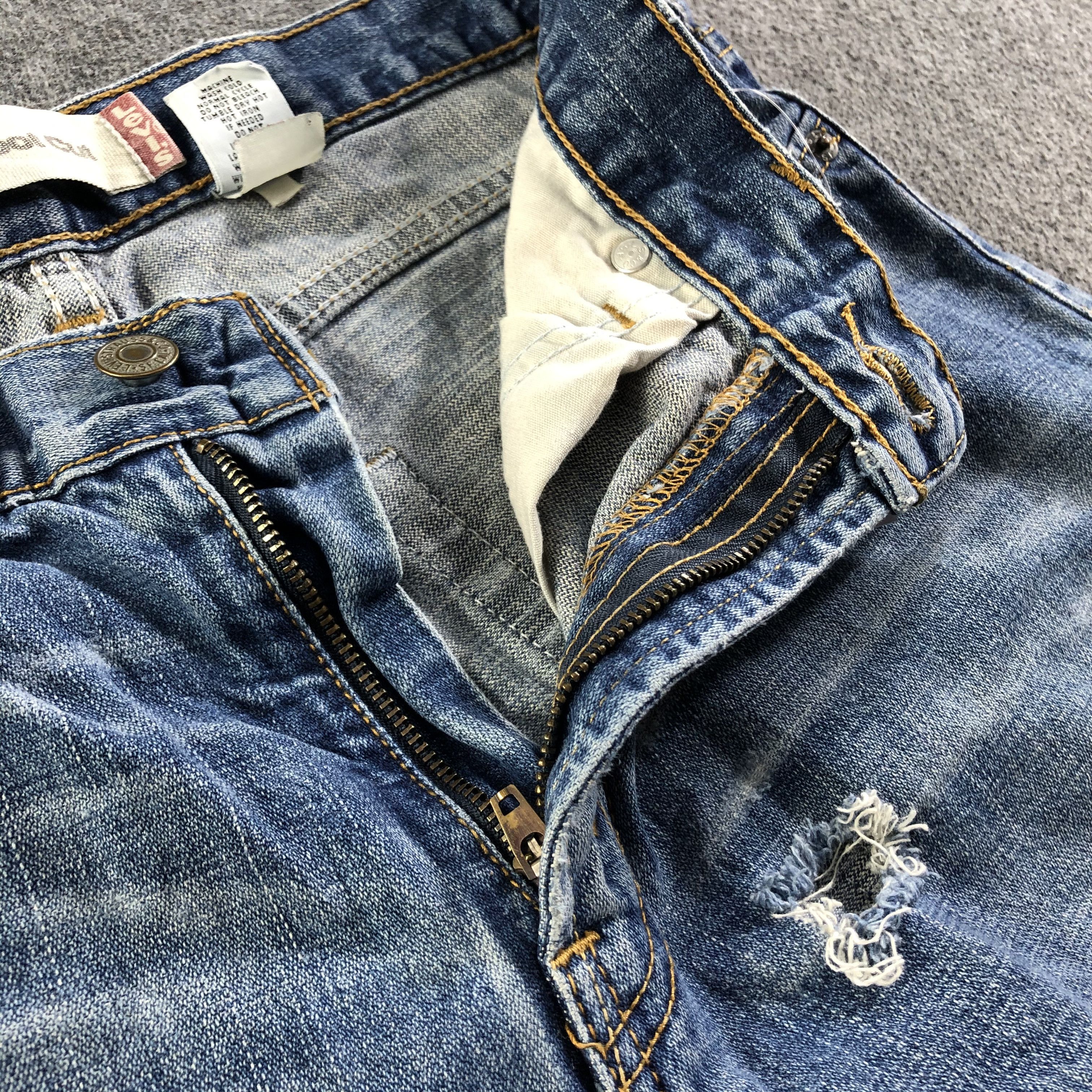 Levi's Vintage Blue Wash Levis 527 Jeans-J3714 Size US 30 / EU 46 - 10 Thumbnail