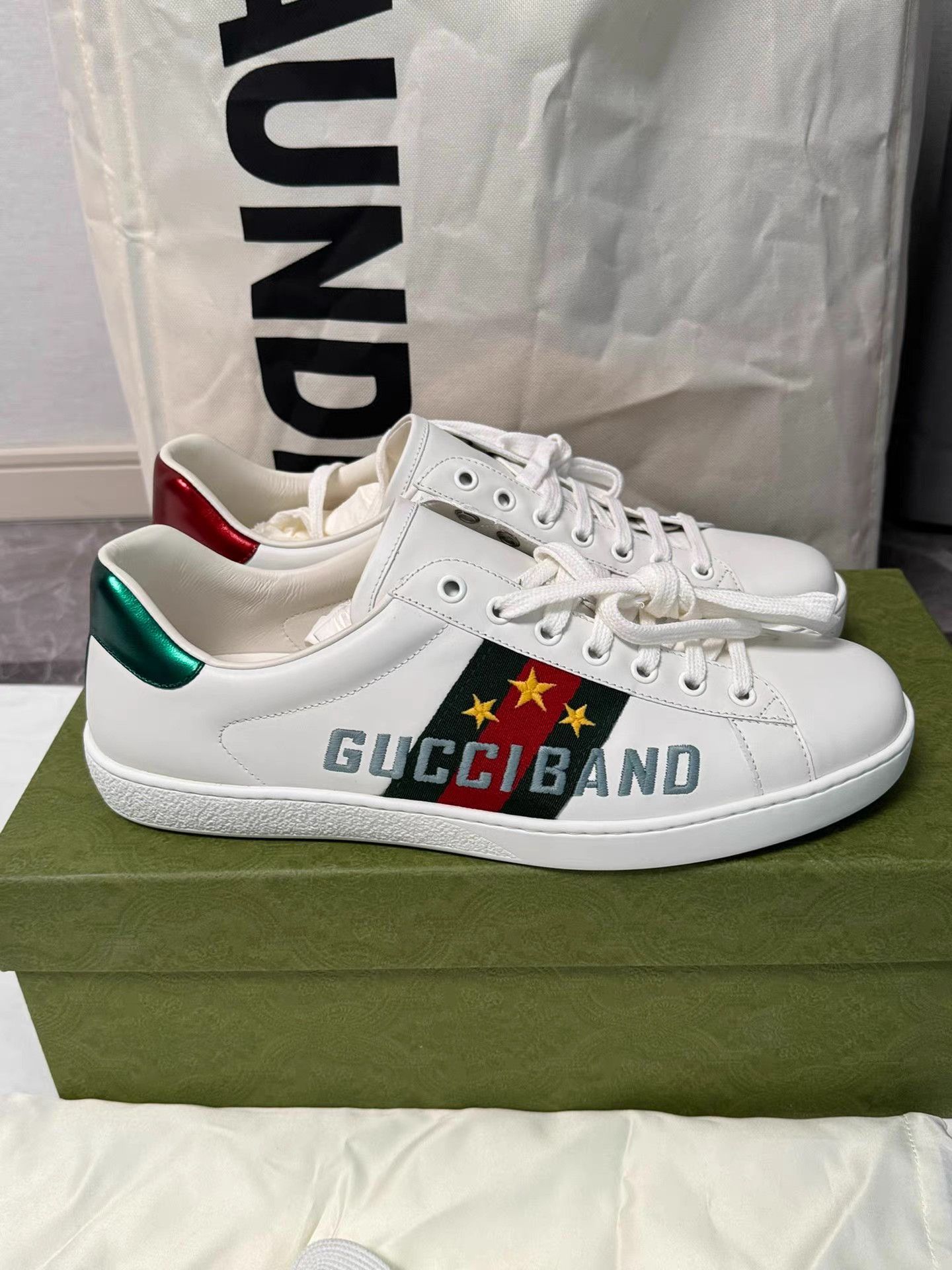 Gucci Gucci ACE Star Sneakers K6 Size US 9 / EU 42 - 3 Thumbnail