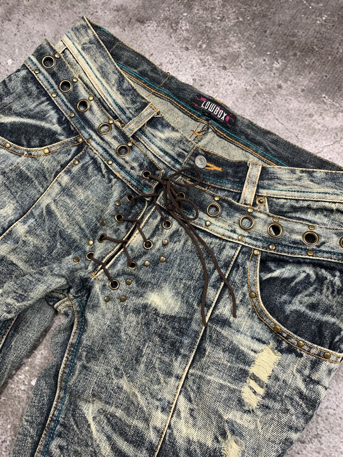 LOWBOX Lowbox Y2k Style Flared LGB 3 Pocket Jeans Size US 30 / EU 46 - 3 Thumbnail