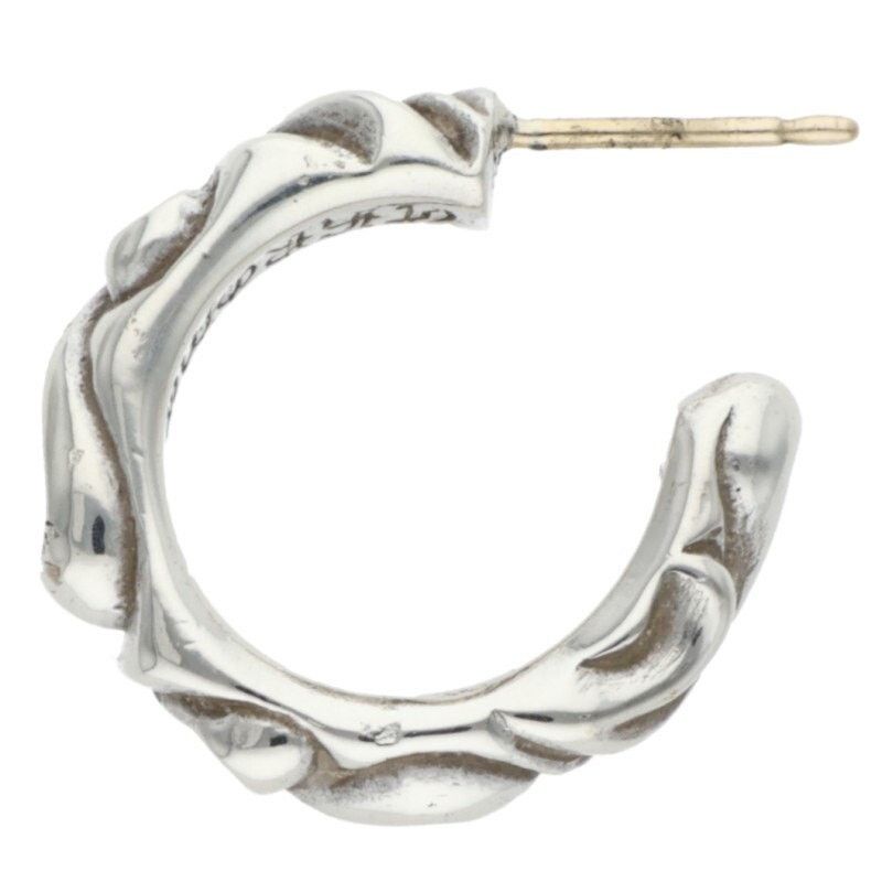 Chrome Hearts Chrome Hearts Scroll Hoop Silver Earring Size ONE SIZE - 5 Thumbnail