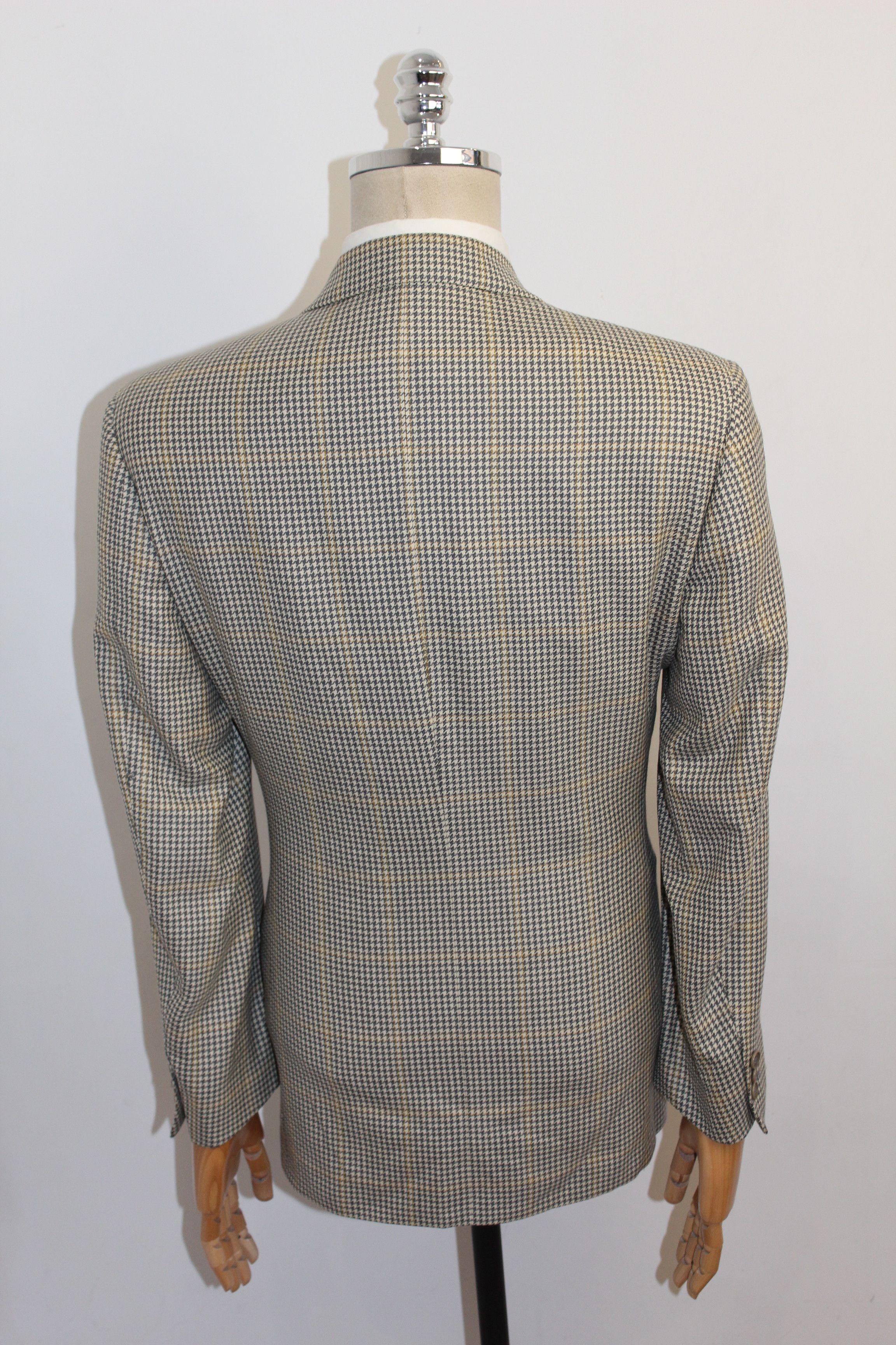 Pal Zileri Mens Pal Zileri Wool Blazer Jacket+Tie Size 46 Size 46R - 3 Thumbnail