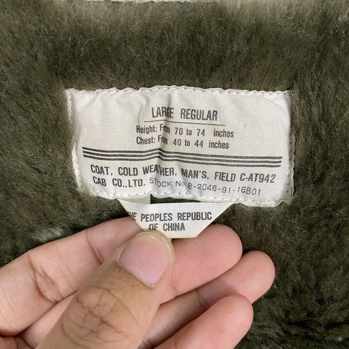 Buzz Rickson's military fishtail parka inspired by the U.S. Army M-51 model Size US XL / EU 56 / 4 - 17 Thumbnail