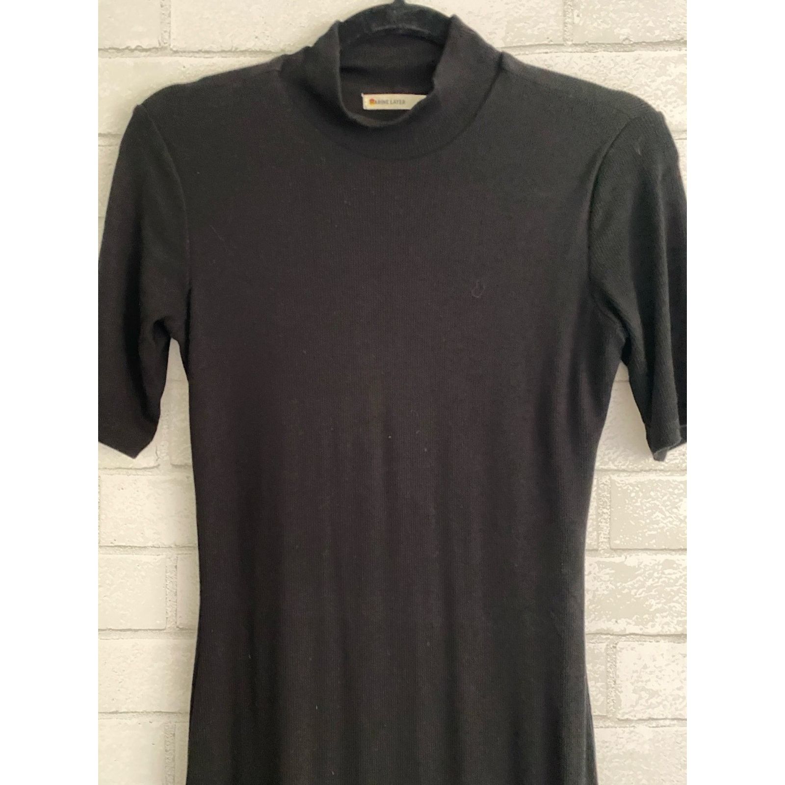 Marine Layer MARINE LAYER Lexi Rib Mock Neck Short Sleeve Dress Small Size S / US 4 / IT 40 - 4 Thumbnail