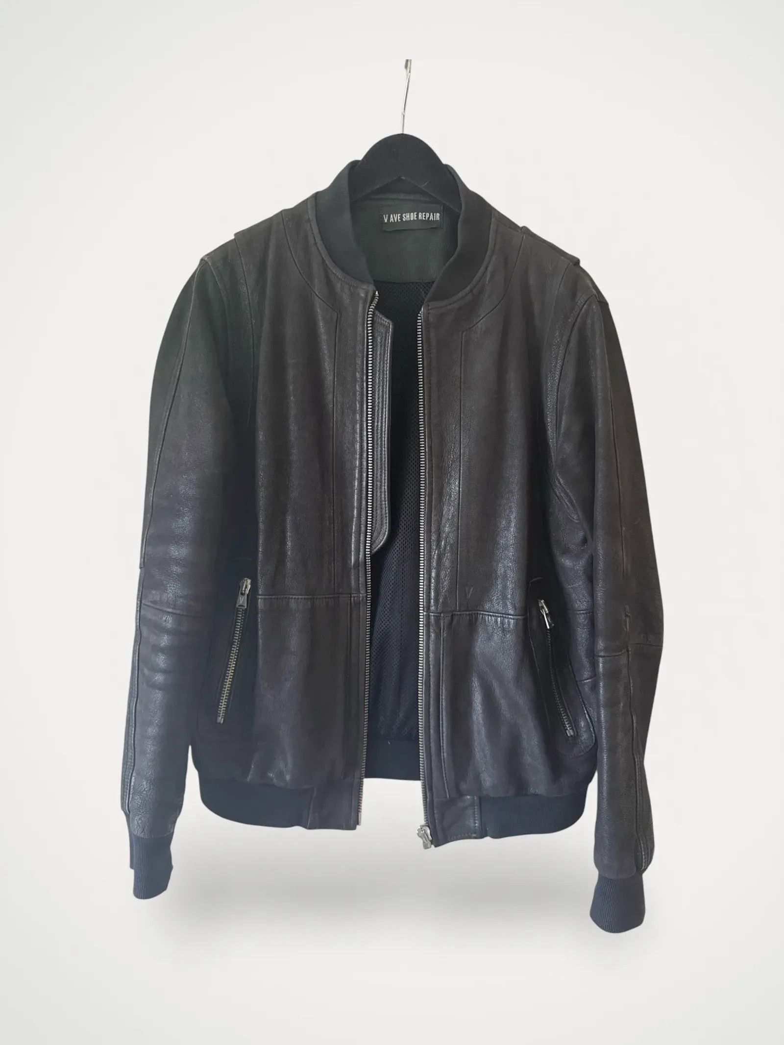 V Ave Shoe Repair Leather Jacket