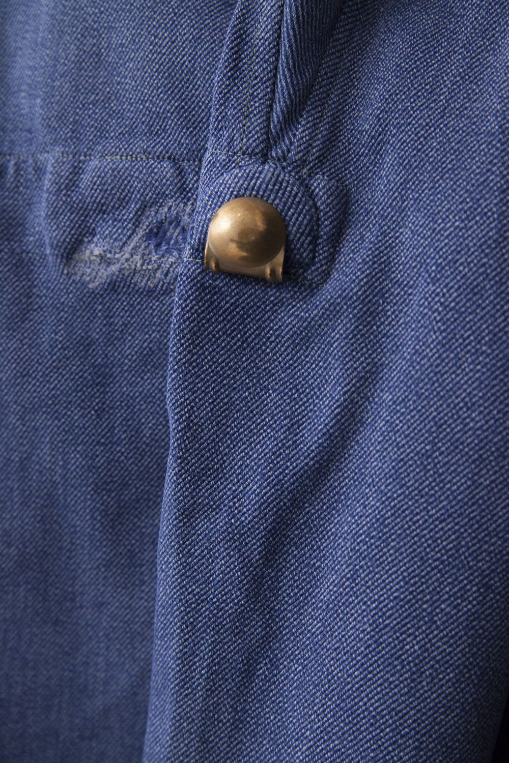 Vintage Vintage 1950's swiss army denim chore jacket Size US M / EU 48-50 / 2 - 7 Thumbnail