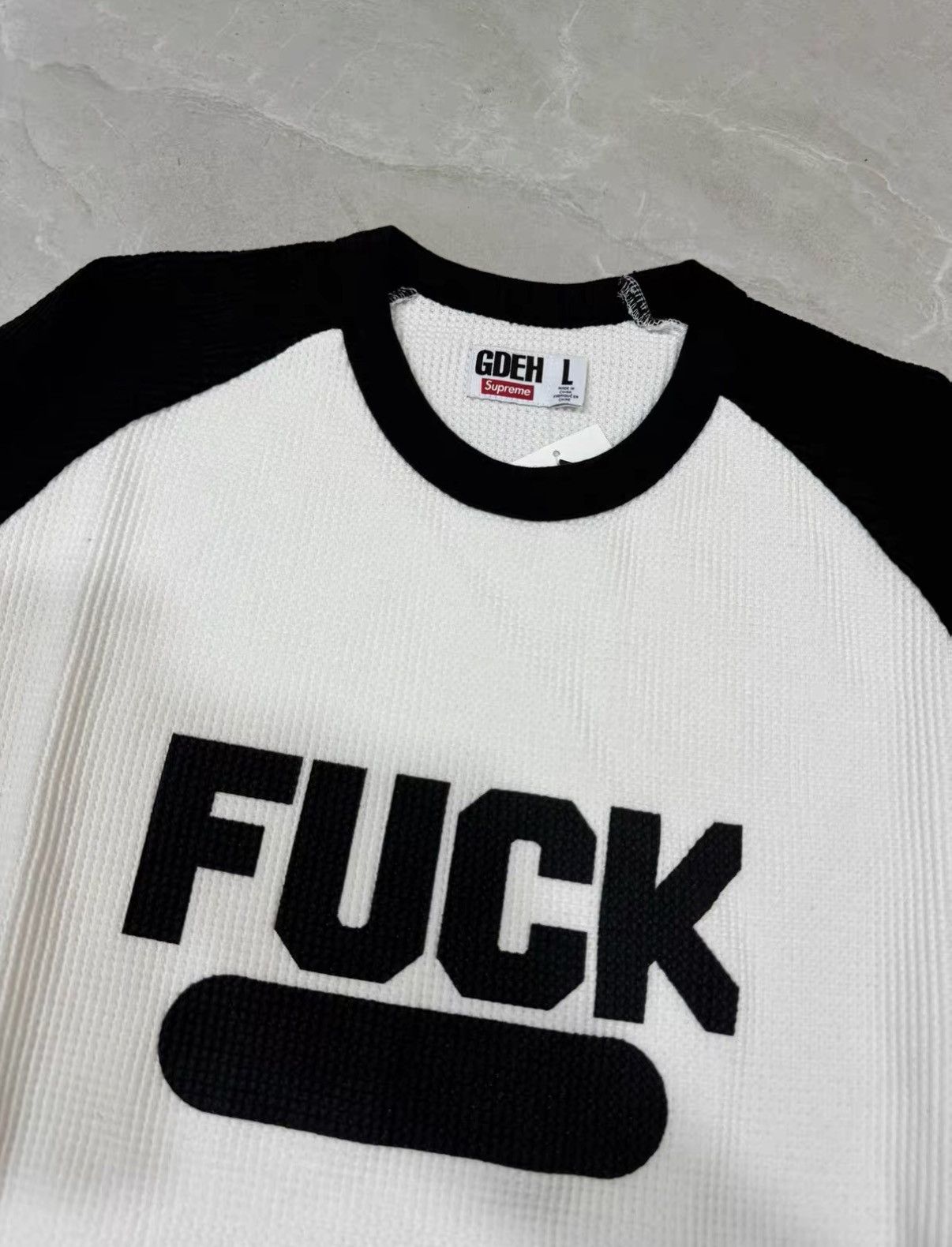Supreme Supreme®/GOODENOUGH SS25 Paneled Long Sleeve T-Shirt J34 Size US L / EU 52-54 / 3 - 3 Thumbnail